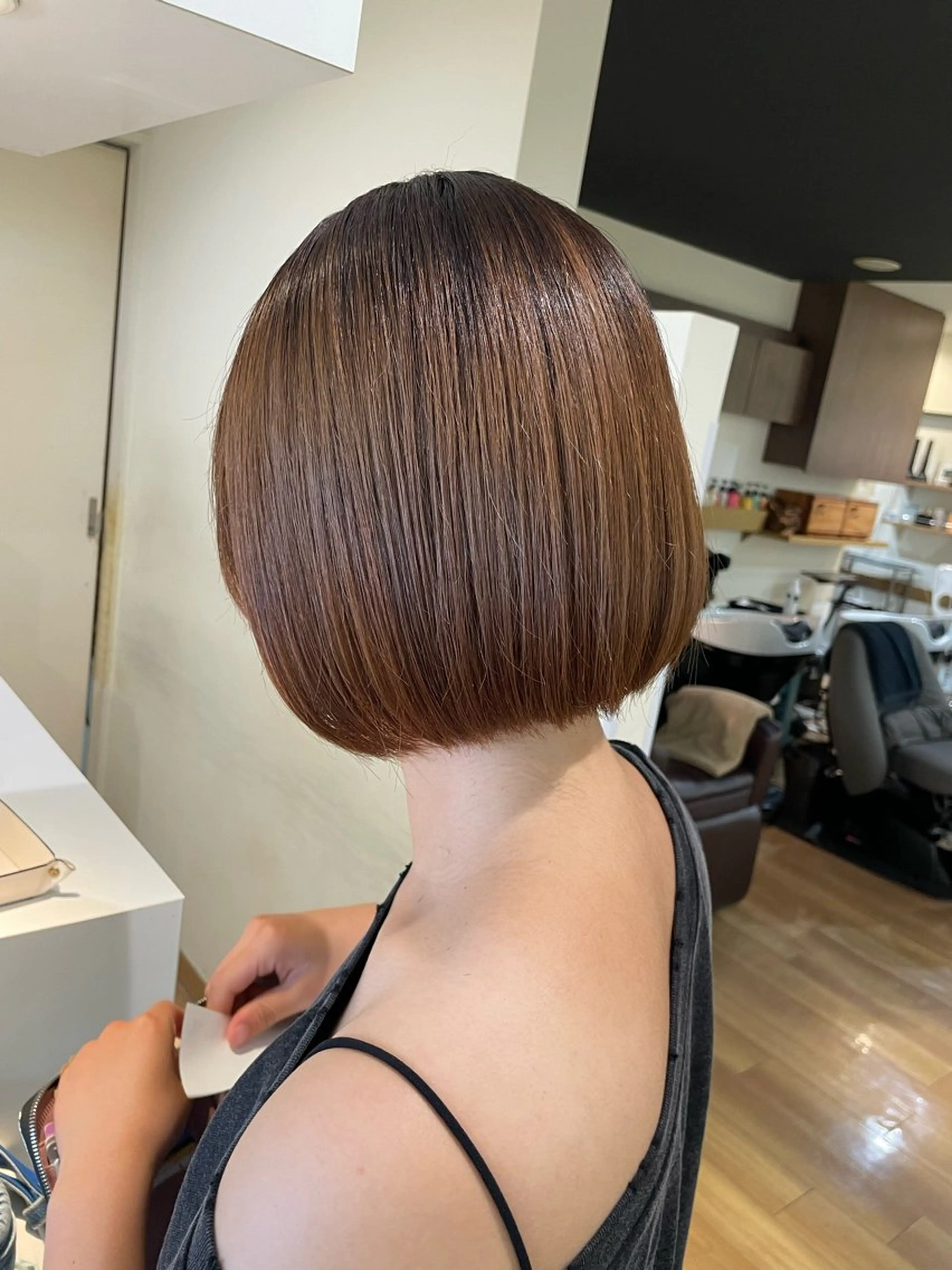 ショート カラー カット ヘアカラー トリートメント 韓国レイヤー🎀/ 顔周り特化🎀/豊田のヘアスタイル
