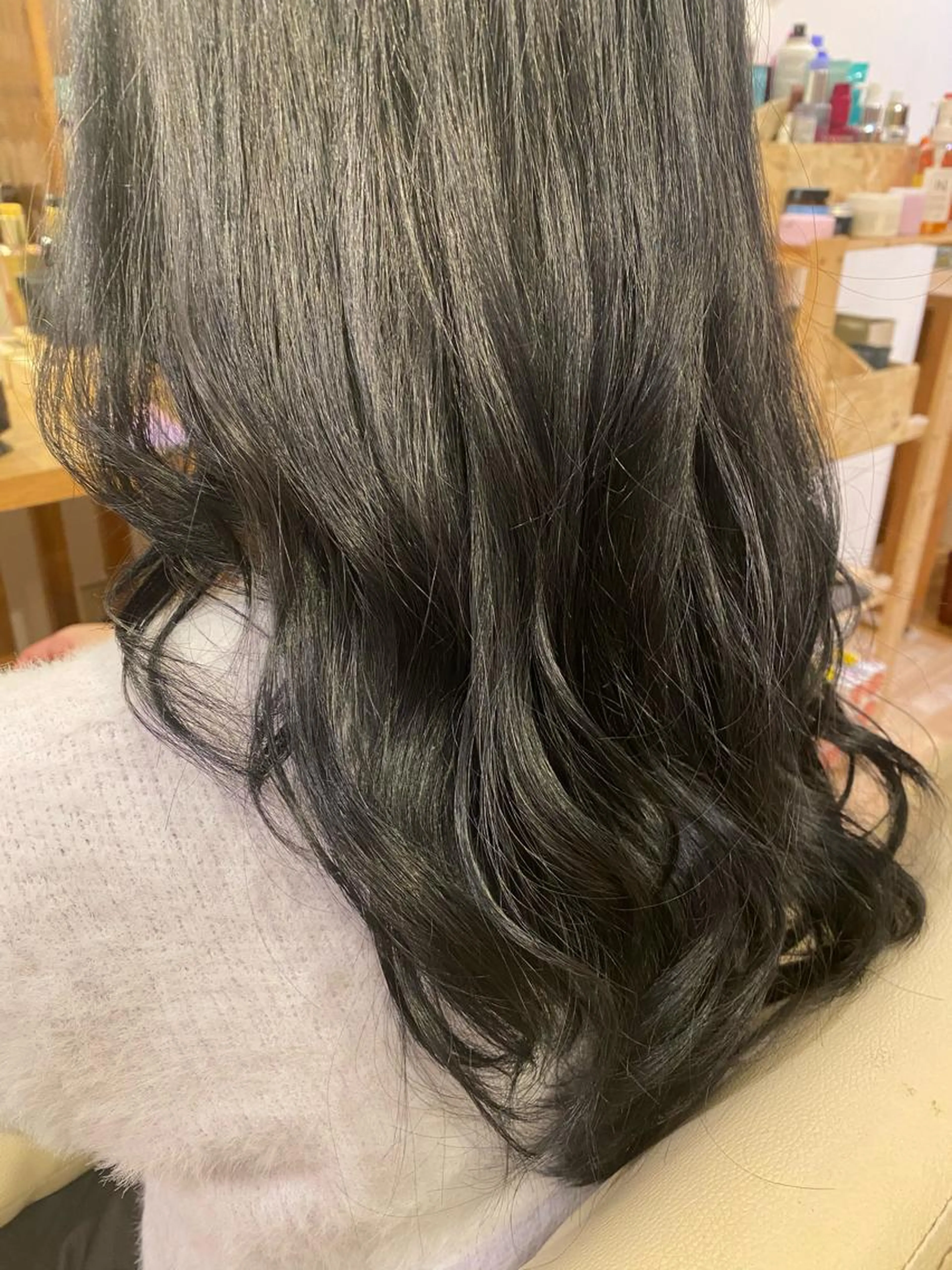 🐬💙カット+premiumケアフルカラー+3stepトリートメント🐬💜の写真