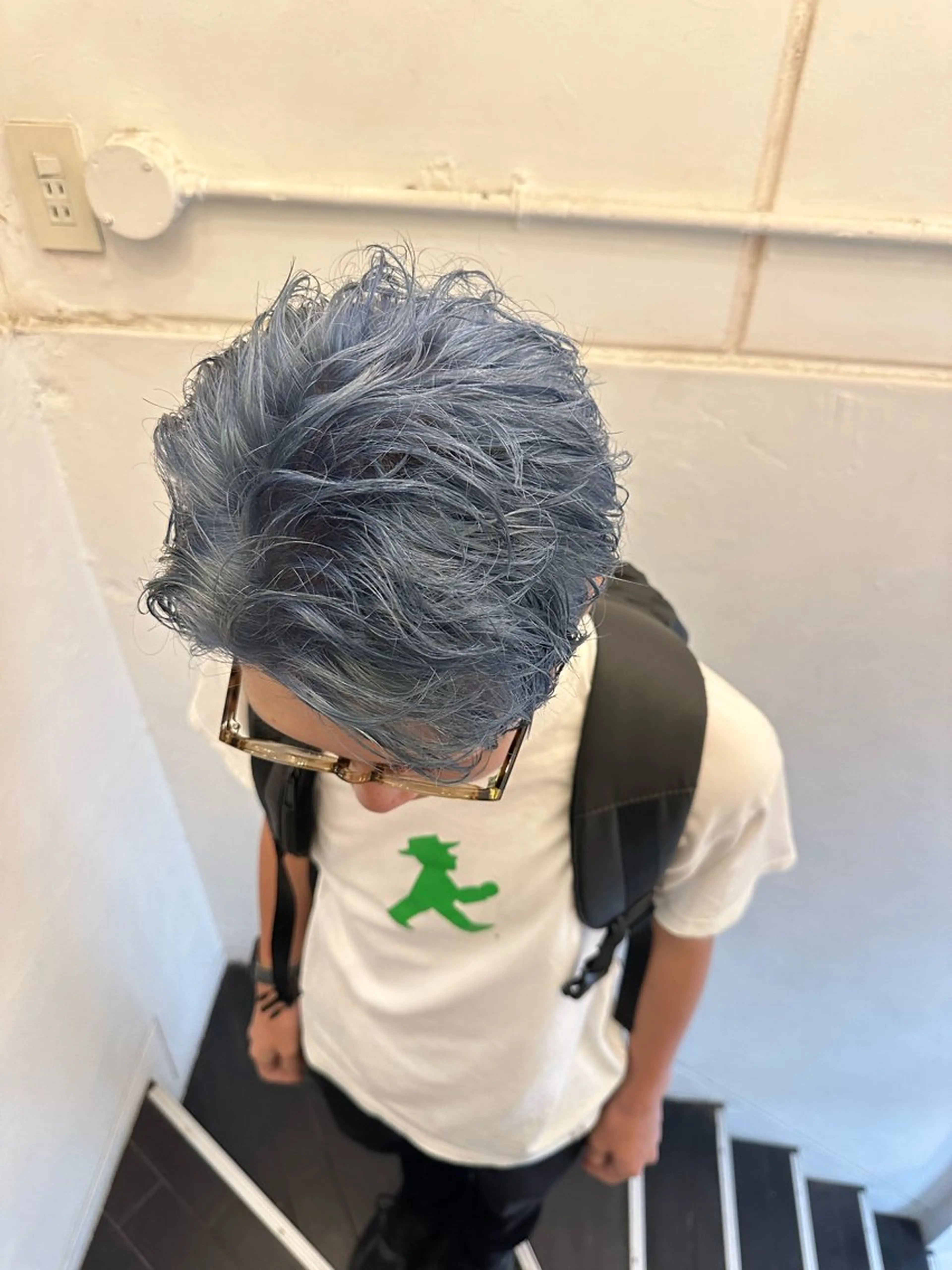 ショート カラー メンズ ヘアカラー トリートメント kai .のヘアスタイル