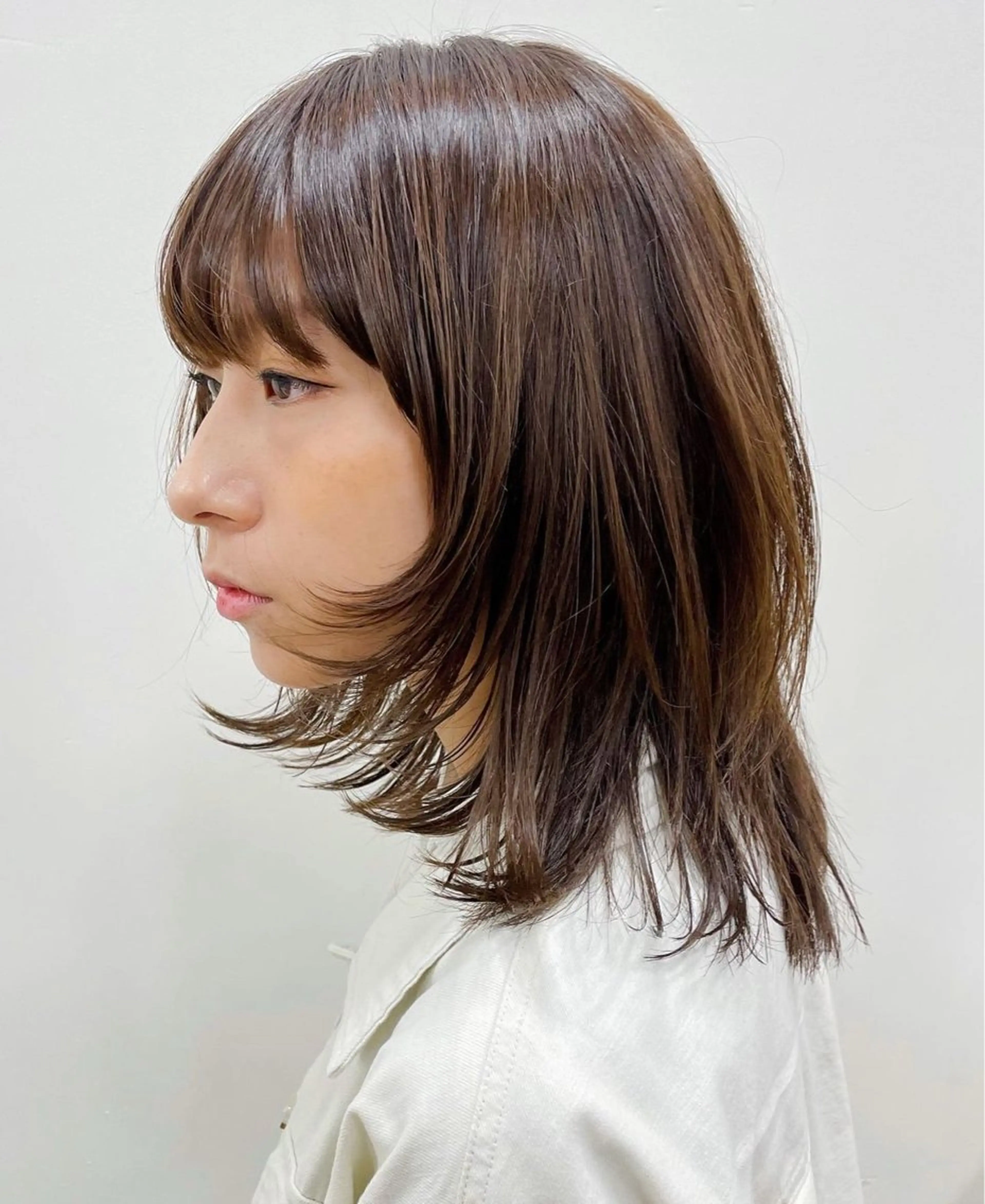 ミディアム カット 田邉 海斗のヘアスタイル