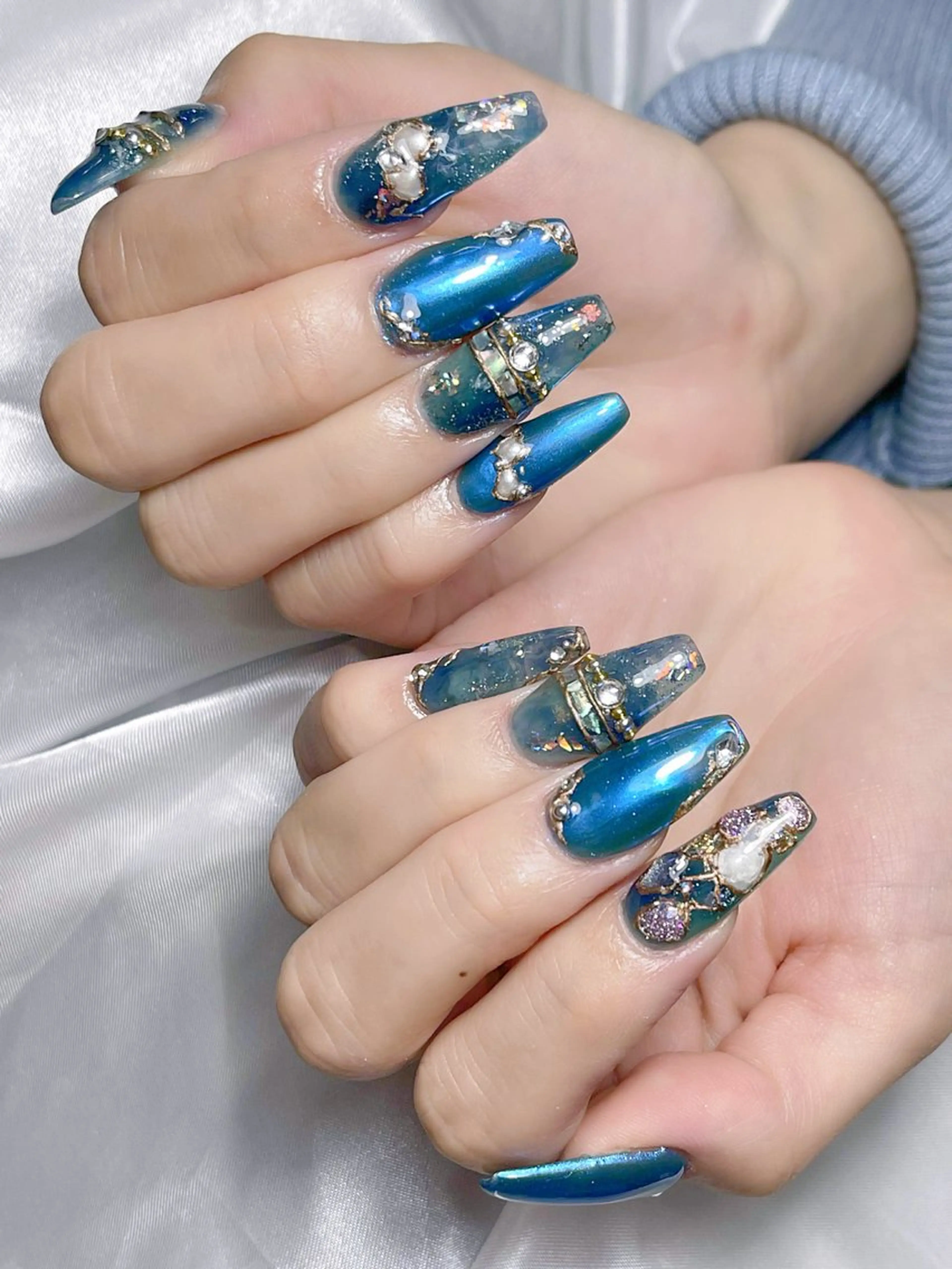 ネイル ハンドネイル LEELA NAIL STUDIO所属・LEELA NAIL STUDIOのネイルデザイン