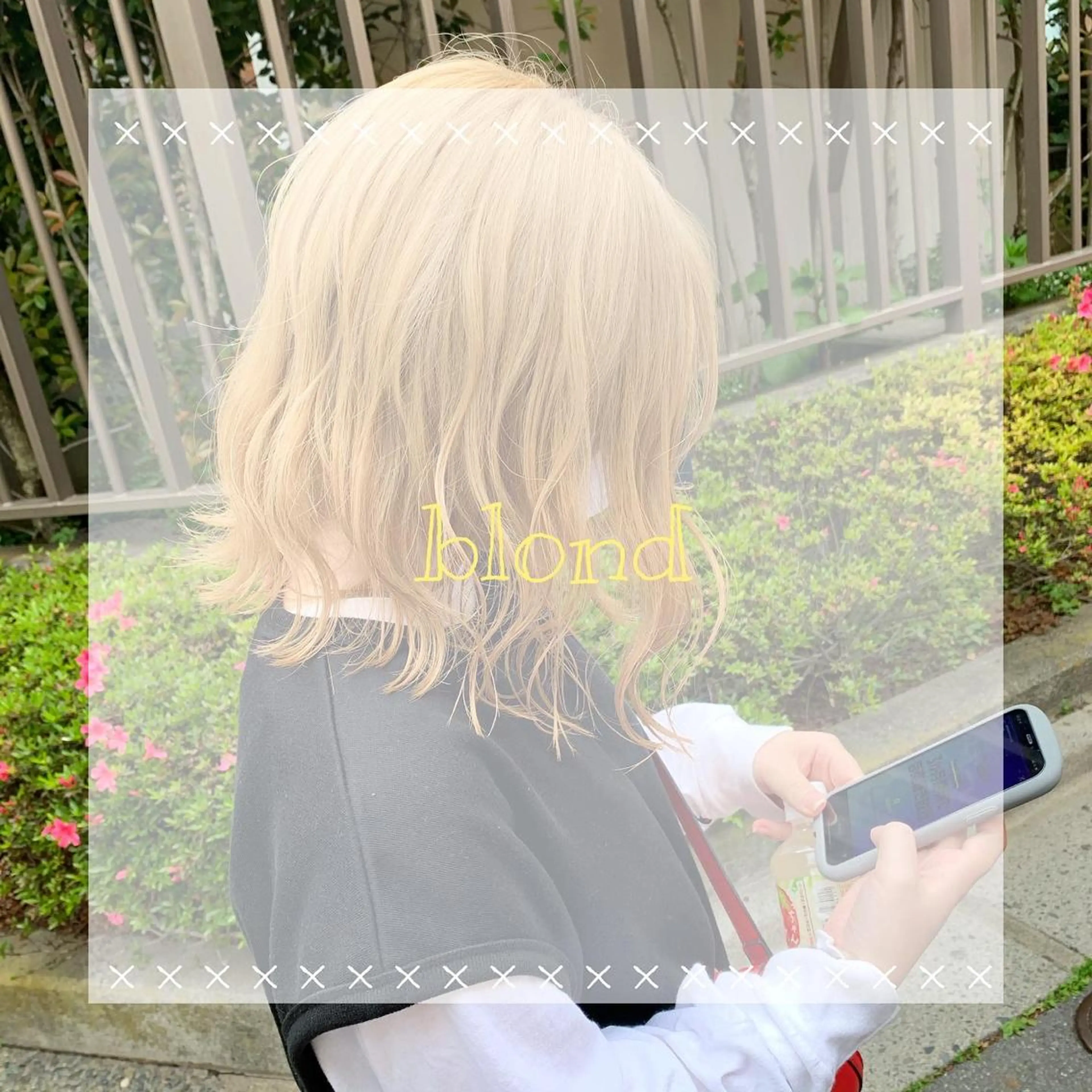 ミディアム カラー ブリーチ 🌷モテ髪推しカラー moe🐰🌷のヘアスタイル