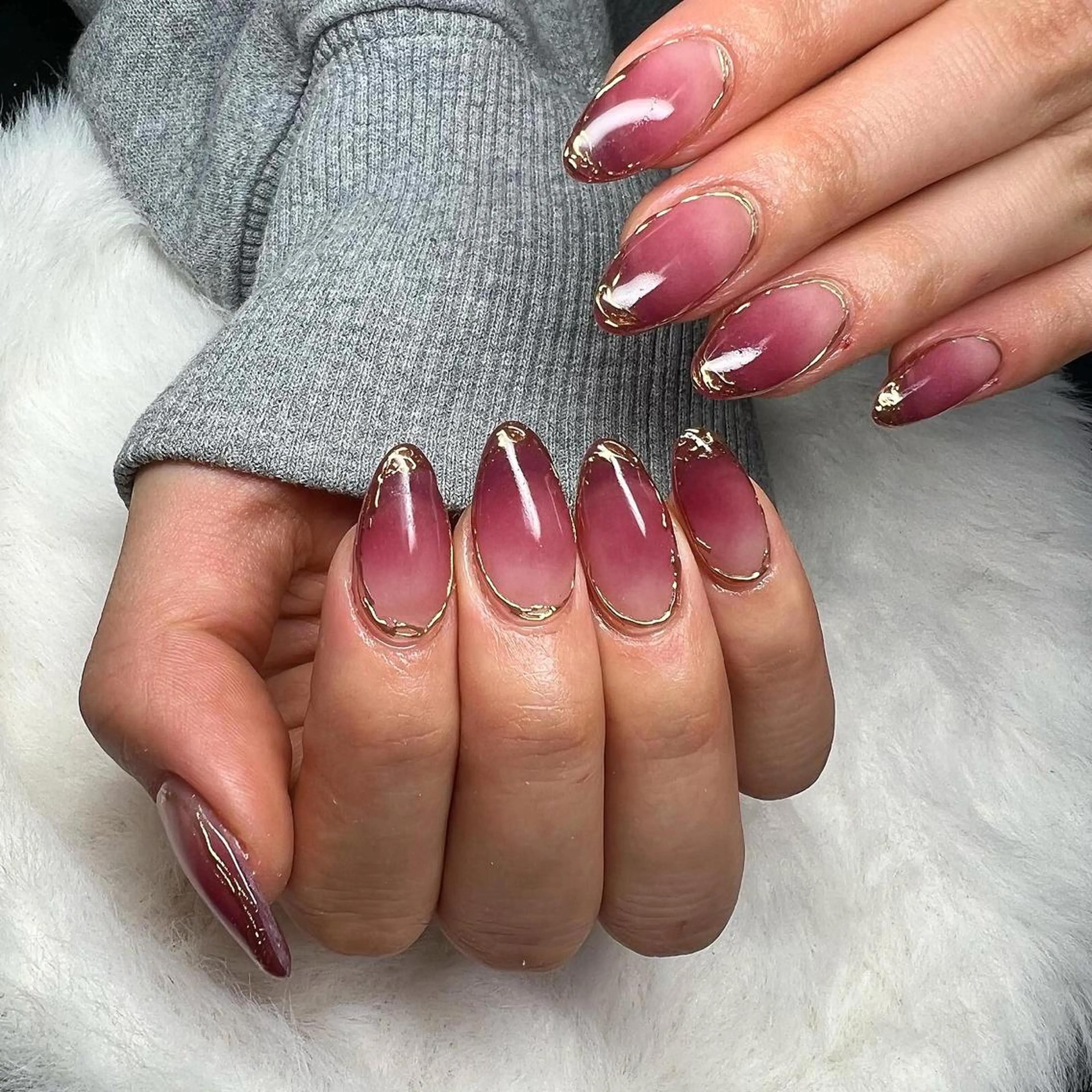 セミロング ネイル nail salon azuのネイルデザイン