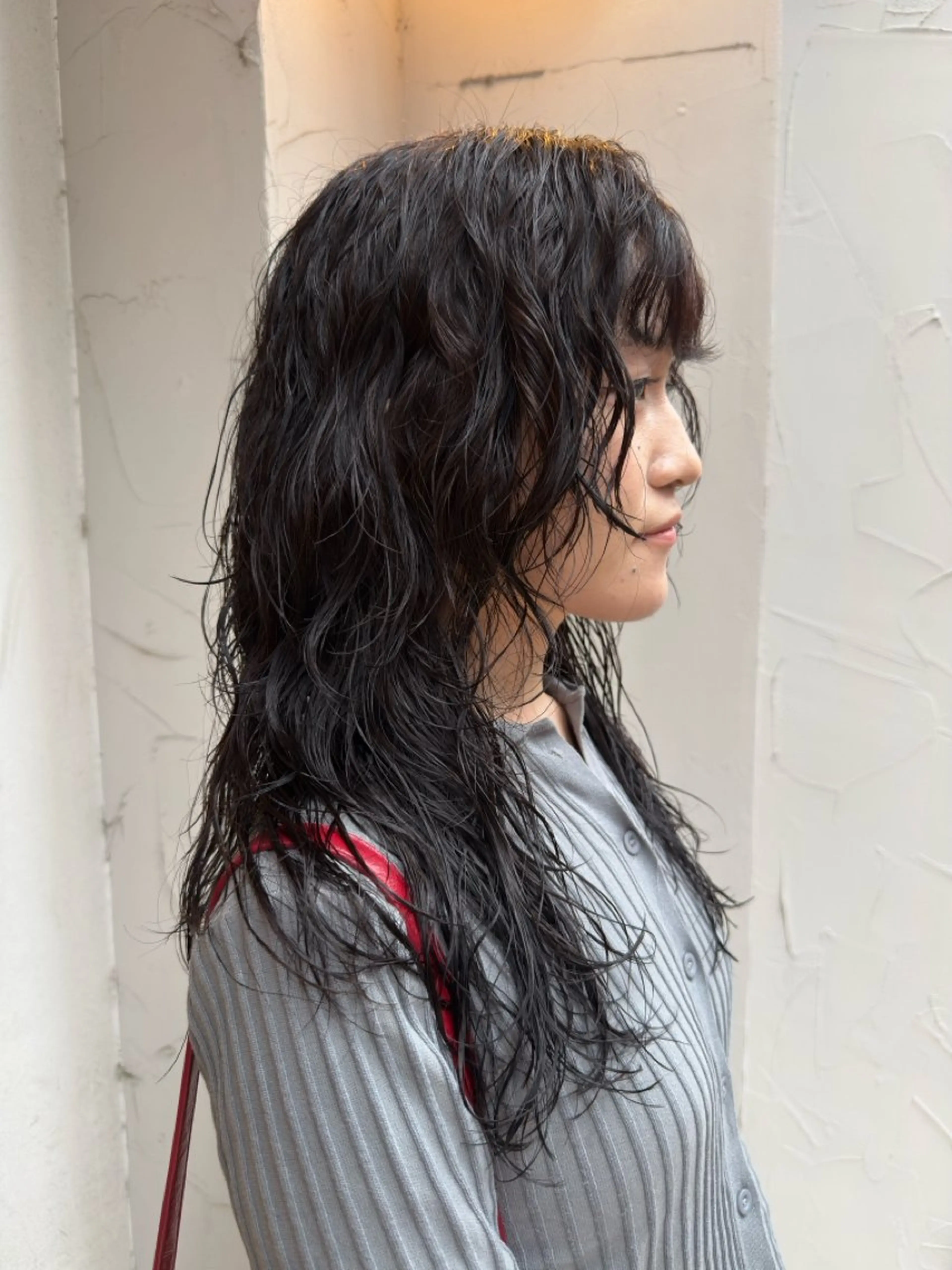 ロング カラー パーマ パーマ/ボブ /レイヤー チヒロのヘアスタイル