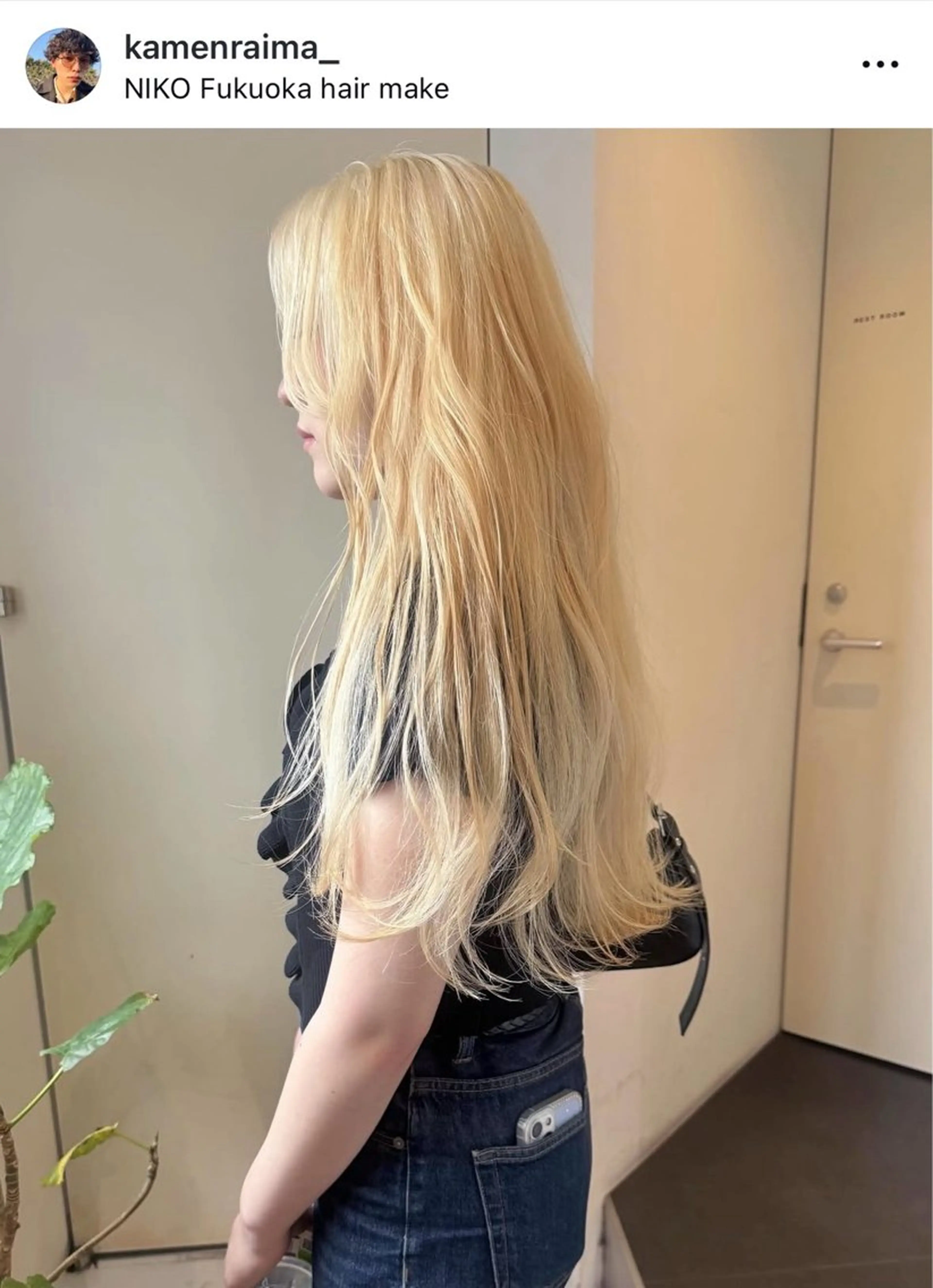ロング カラー ブリーチ 抜きっぱなしブロンド ブロンド ハイトーンカラー ヘアカラー トリートメント RAIMA ハイトーンレイヤーのヘアスタイル