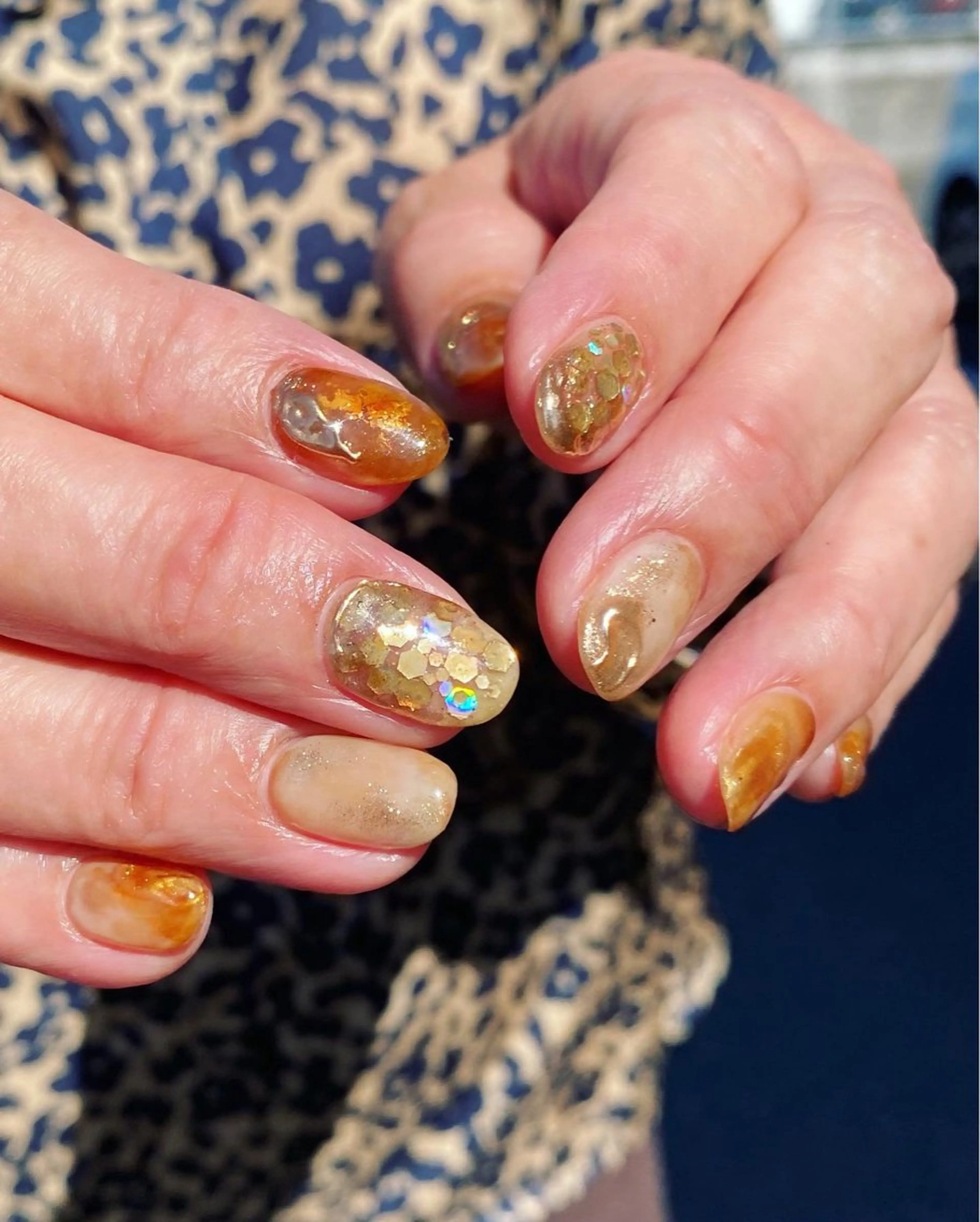 ネイル ニュアンスネイル ハンドネイル two 3 nailのネイルデザイン