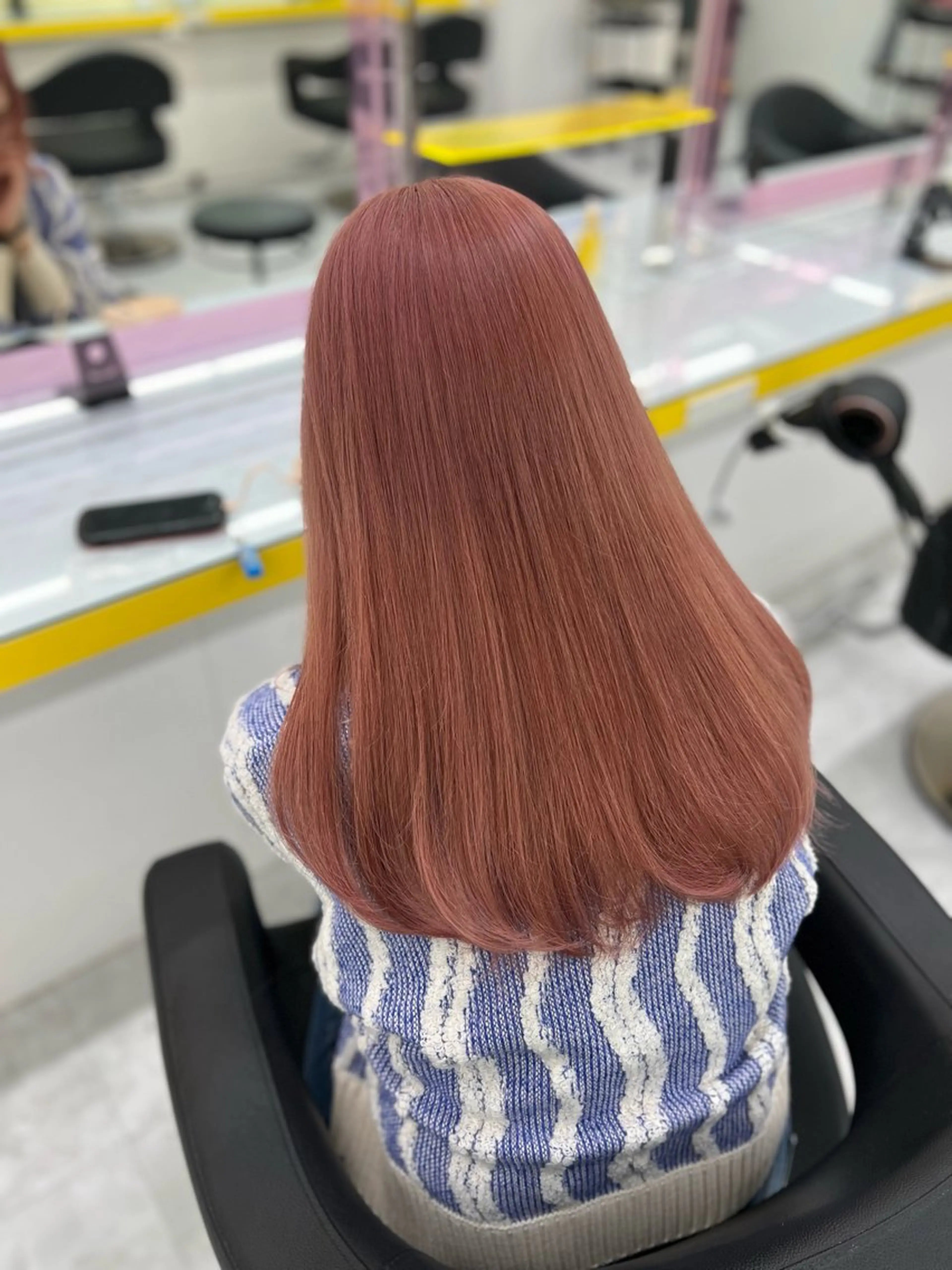 ロング カラー ベージュカラー ブリーチ ボルドーカラー ブラウンカラー カシス 💖暖色系の プロ💖RINAKOのヘアスタイル