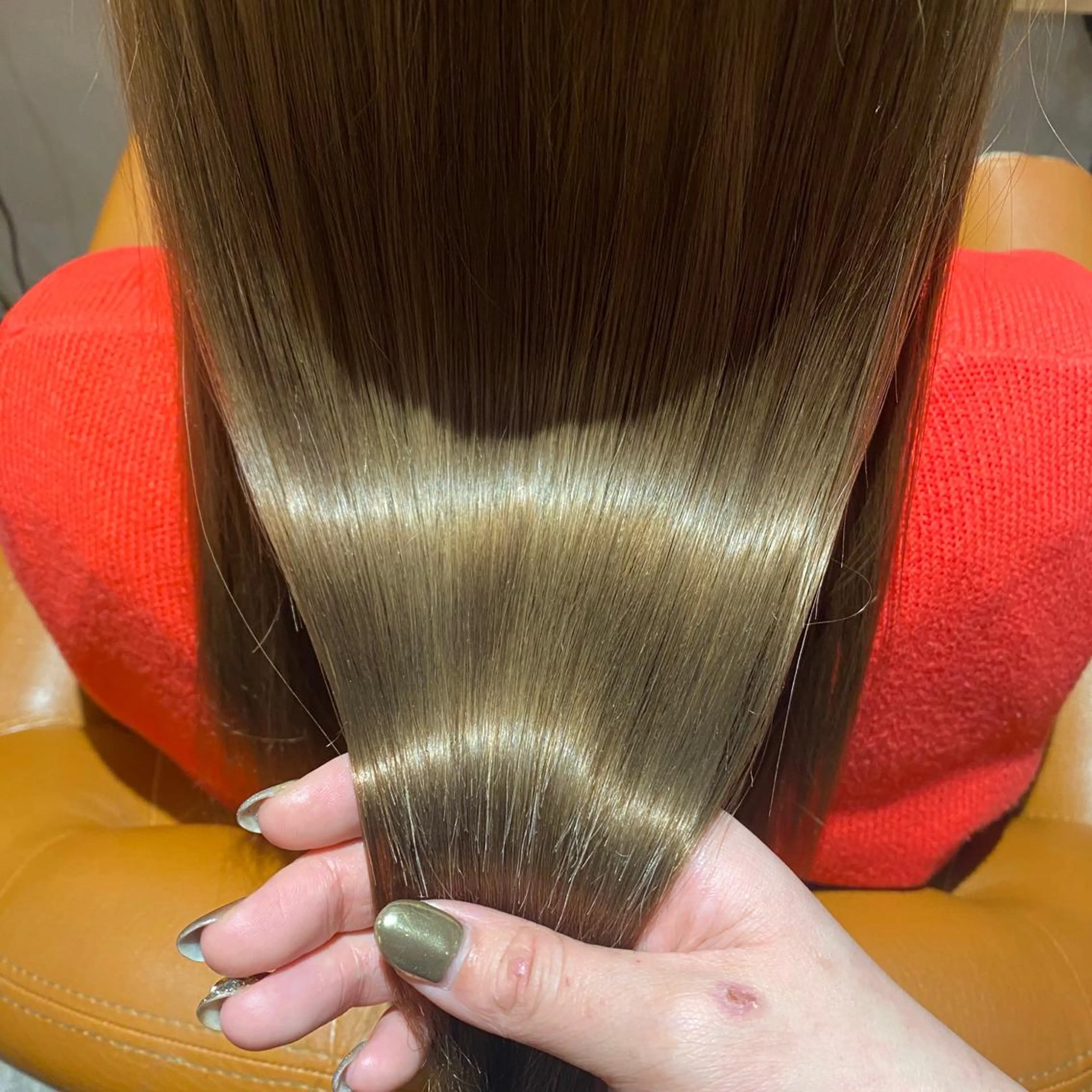 ロング カラー 髪質改善×矯正🫧 韓国ヘアasamiのヘアスタイル