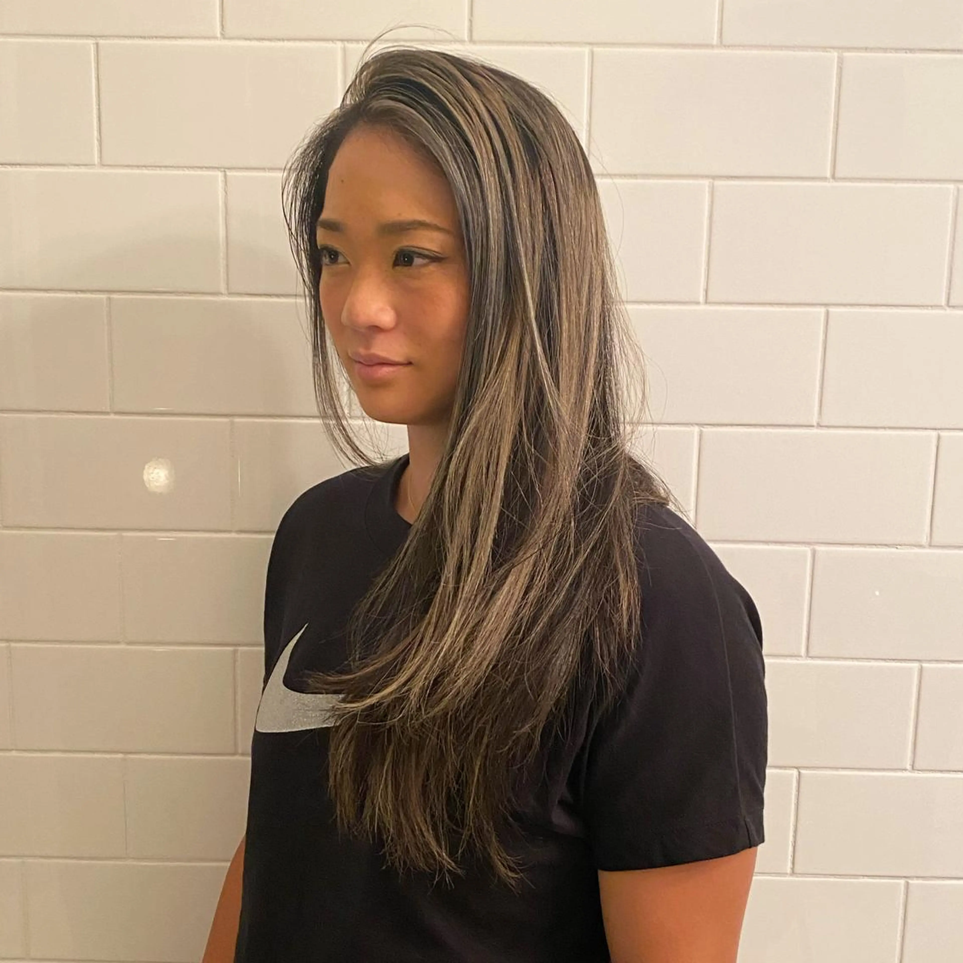 ロング カラー パーマ ヘアアレンジ メンズ キッズ ネイル マツエク・マツパ 中元 淳のヘアスタイル