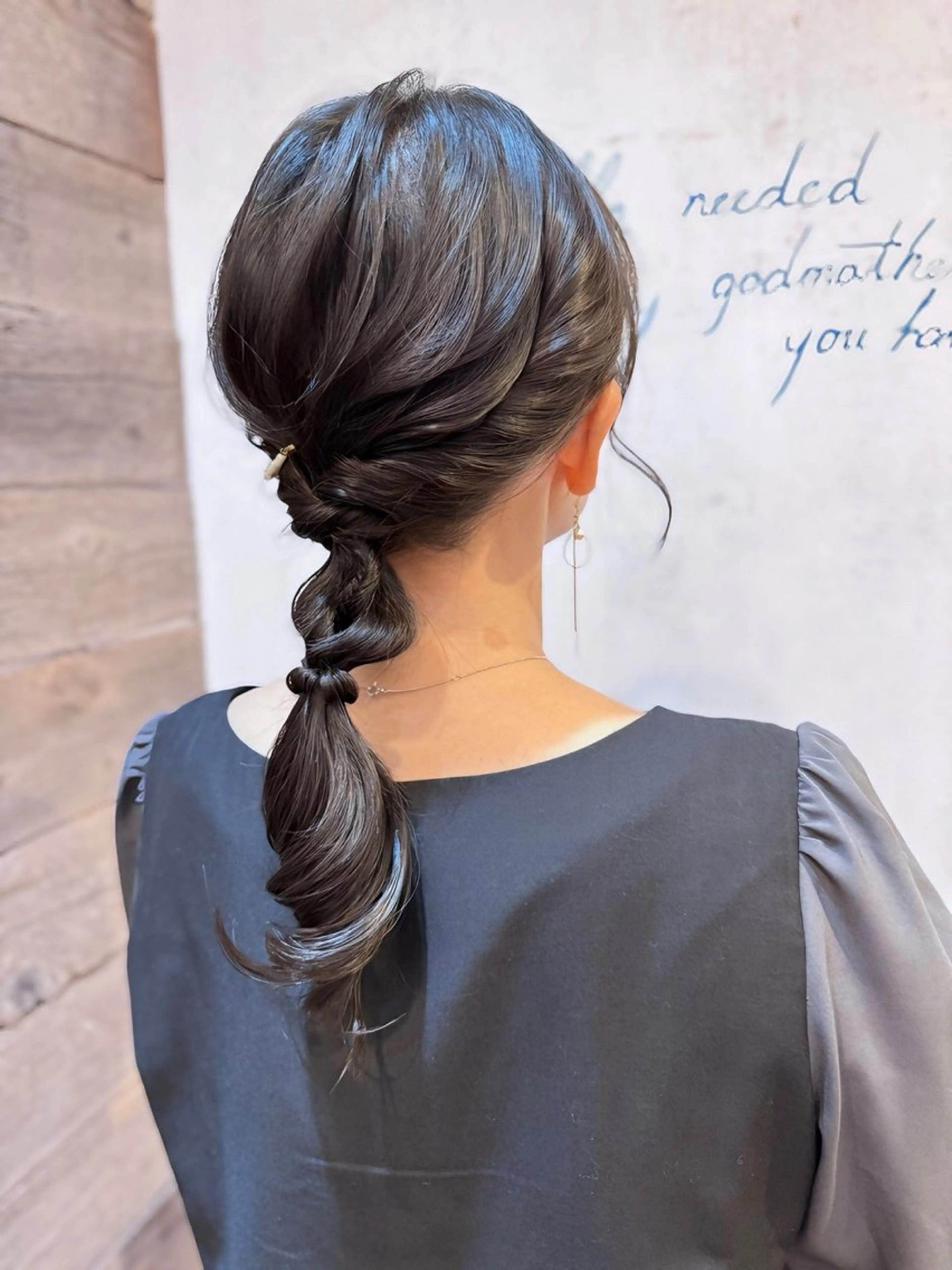 ミディアム ヘアアレンジ 結婚式・ブライダル ヘアセット hair room HARU所属・伊藤 栄子のヘアスタイル