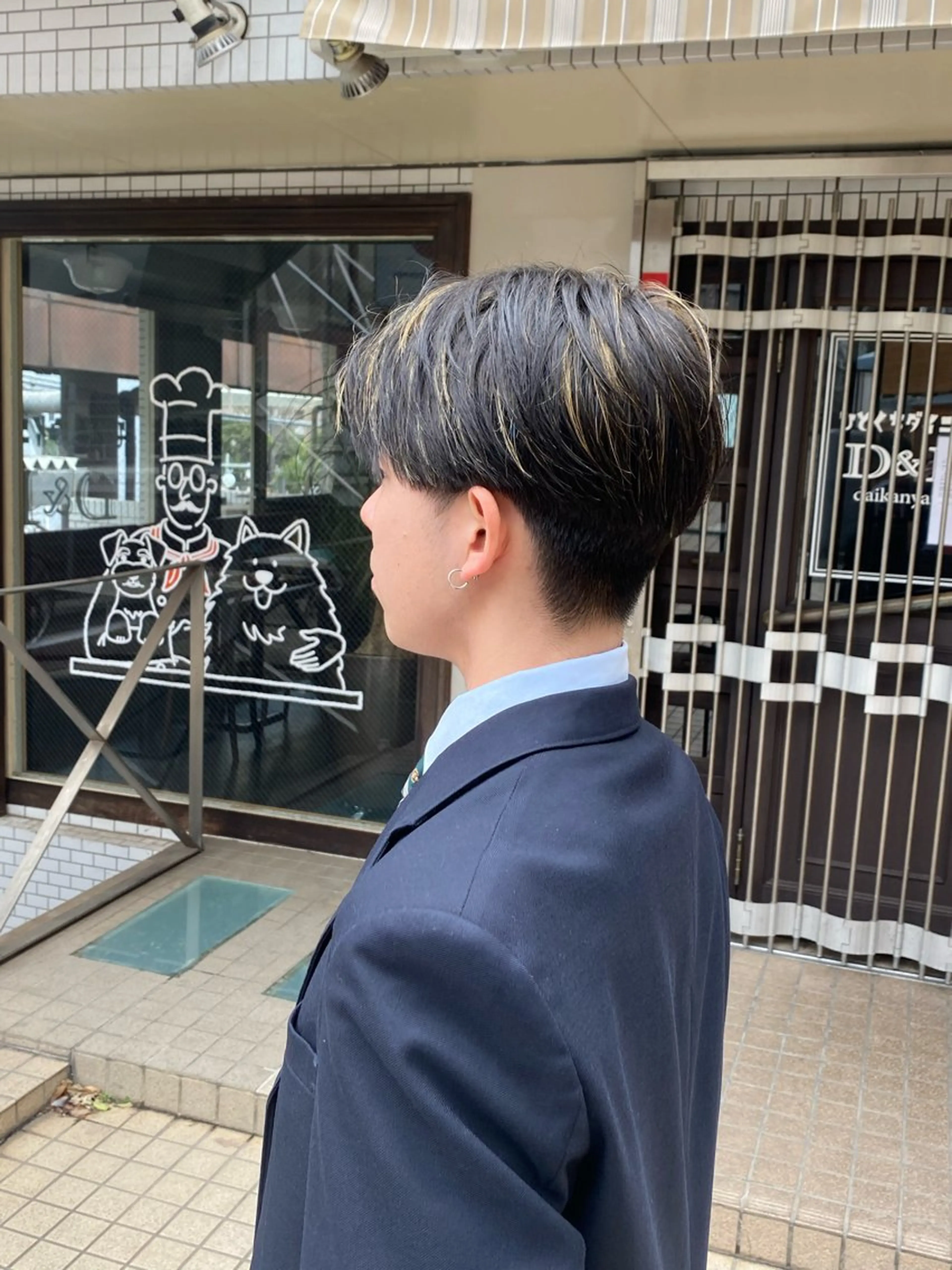 カラー メンズ メンズ特化 エシカル　松原大将のヘアスタイル