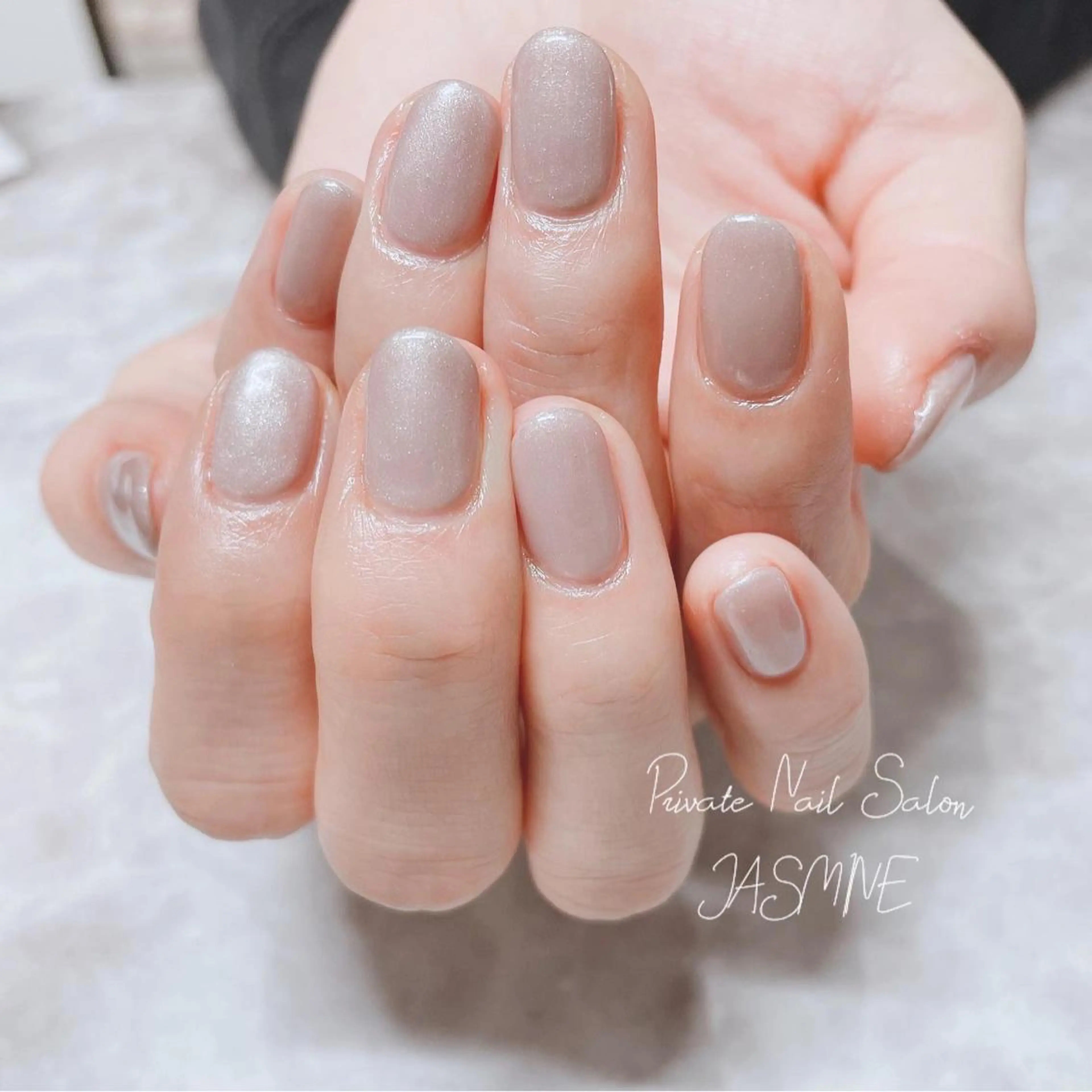 ネイル ワンカラーネイル シンプルネイル ハンドネイル Nail salon JASMINEのネイルデザイン