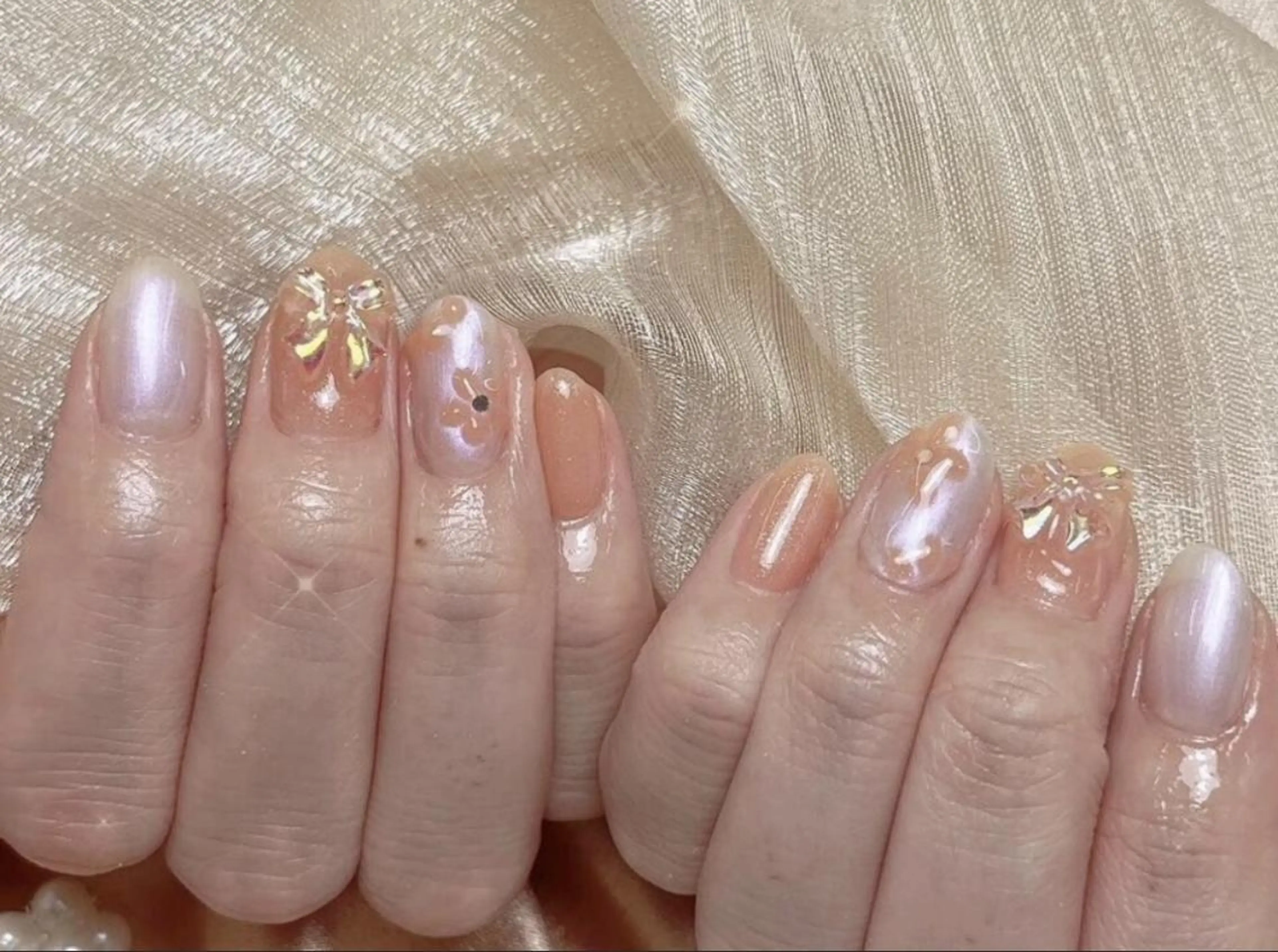 ネイル 🎀彩羽チップ 長さだし専門🎀のネイルデザイン