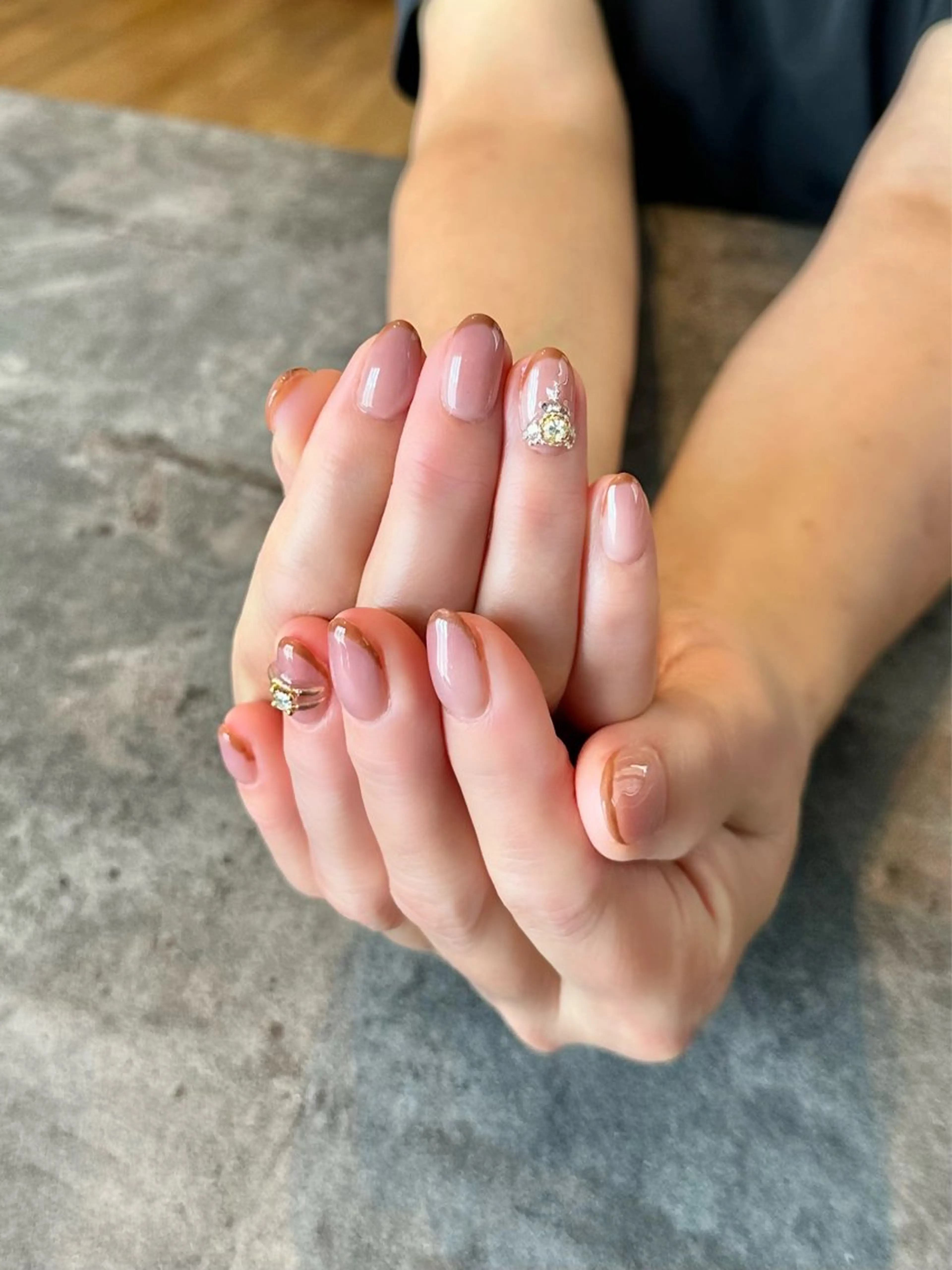 ネイル フラワーネイル 大理石ネイル(マーブル) ニュアンスネイル シンプルネイル 夏ネイル nail salon amanoのネイルデザイン