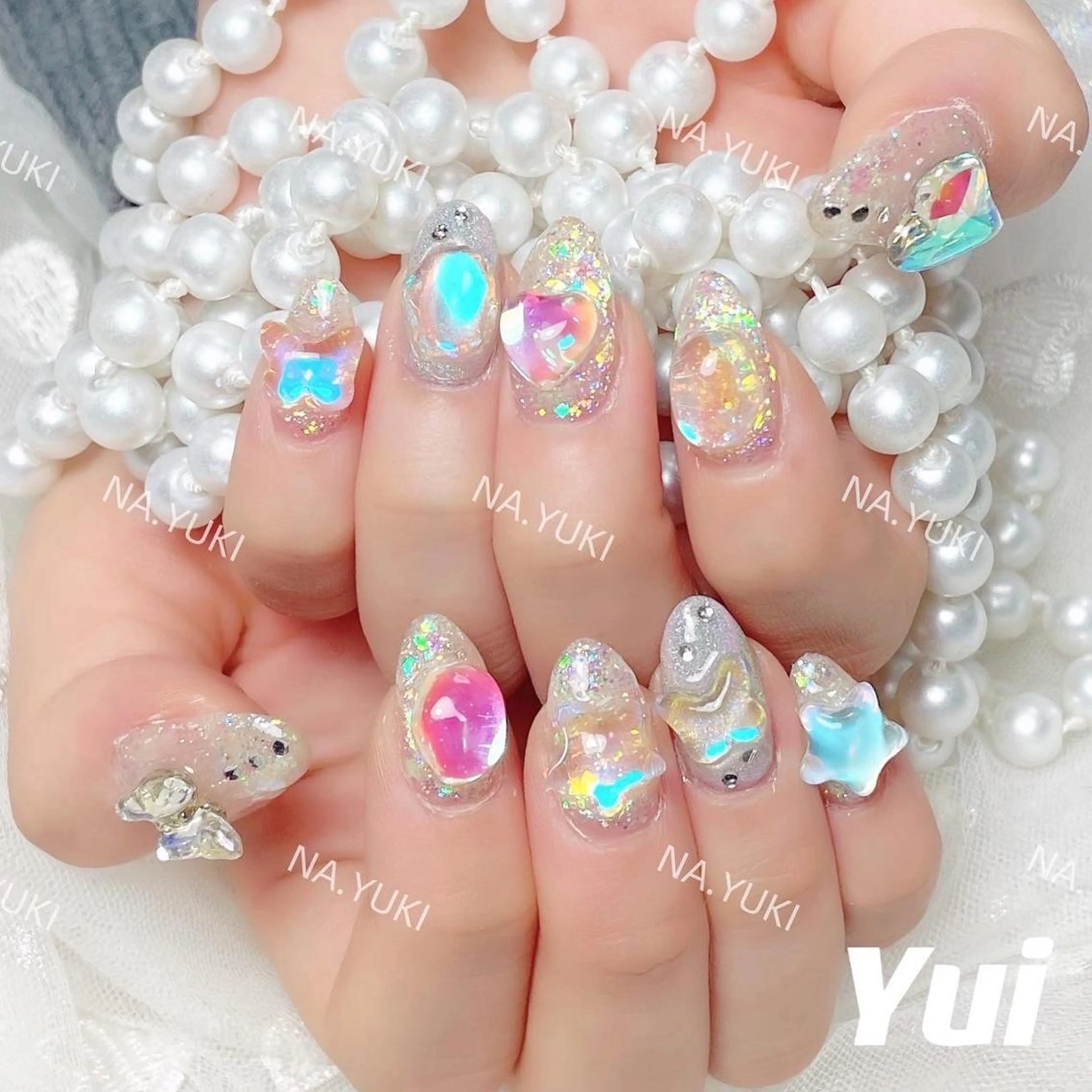 ネイル 🌷 Mooning 🌷のネイルデザイン
