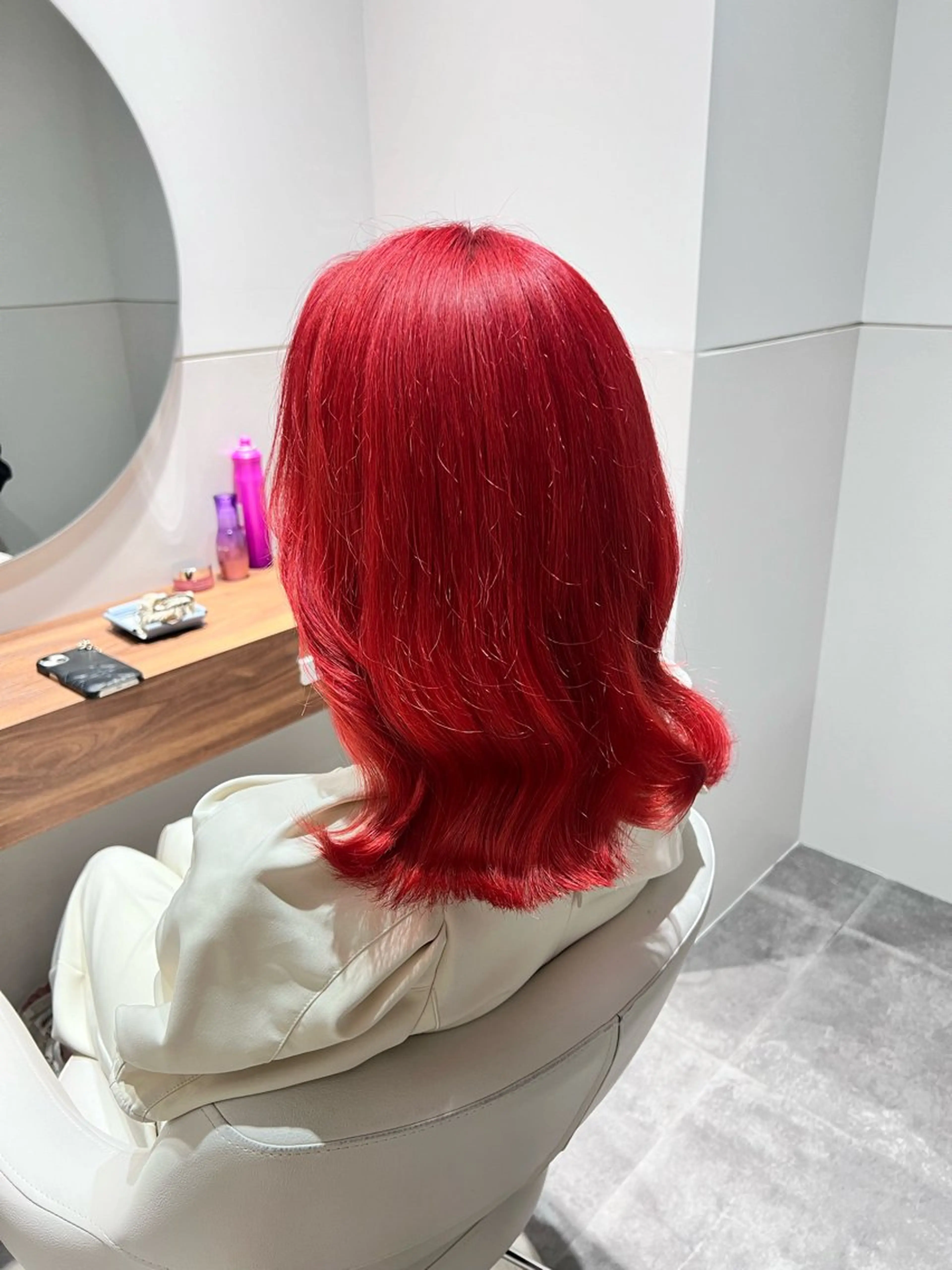 ミディアム カラー ヘアアレンジ ブリーチ ヘアカラー トリートメント ヘッドスパ ヘアセット 💕ブリーチカラー☁ 髪質改善💖サワのヘアスタイル