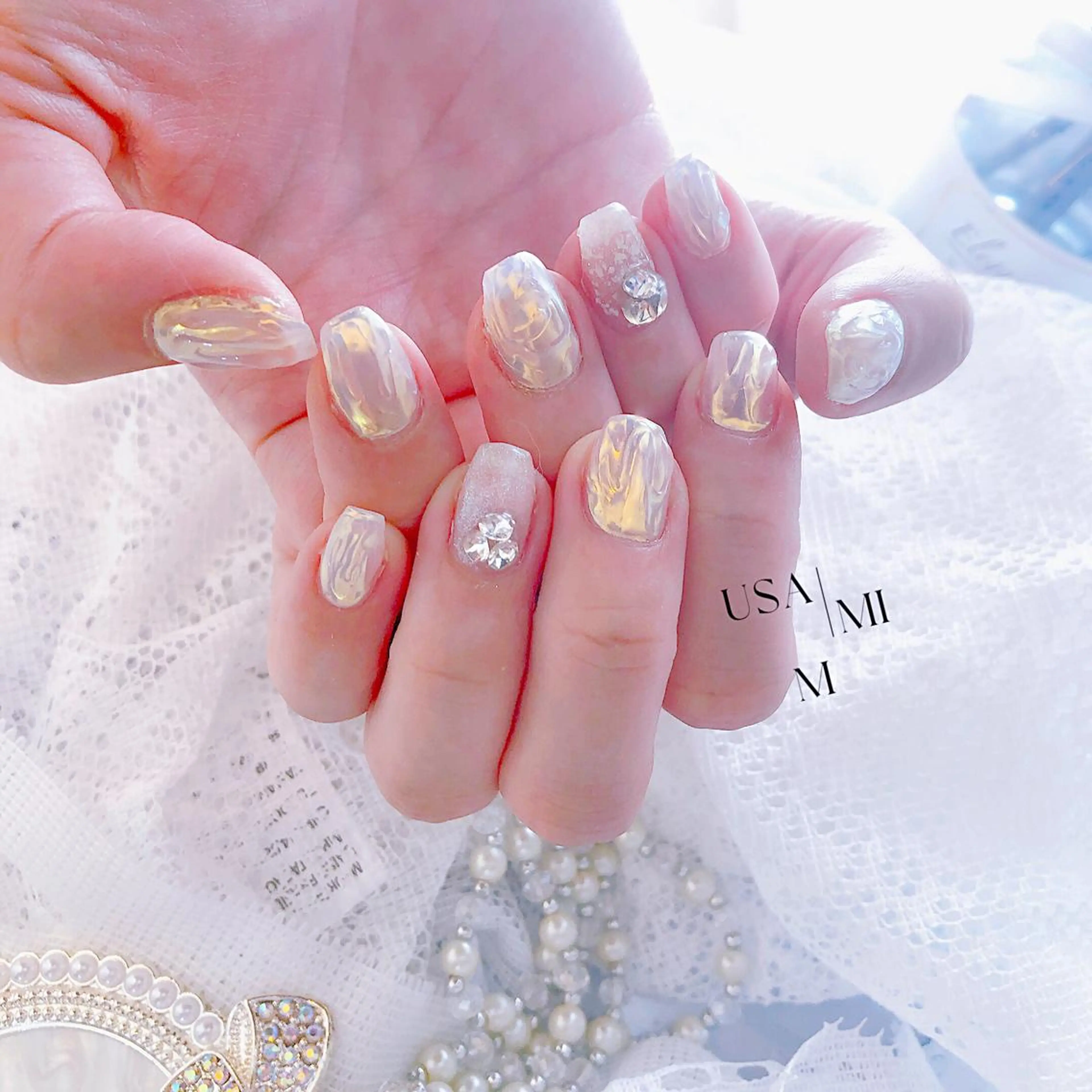ネイル ハンドネイル USAMiMi 🐰💕のネイルデザイン
