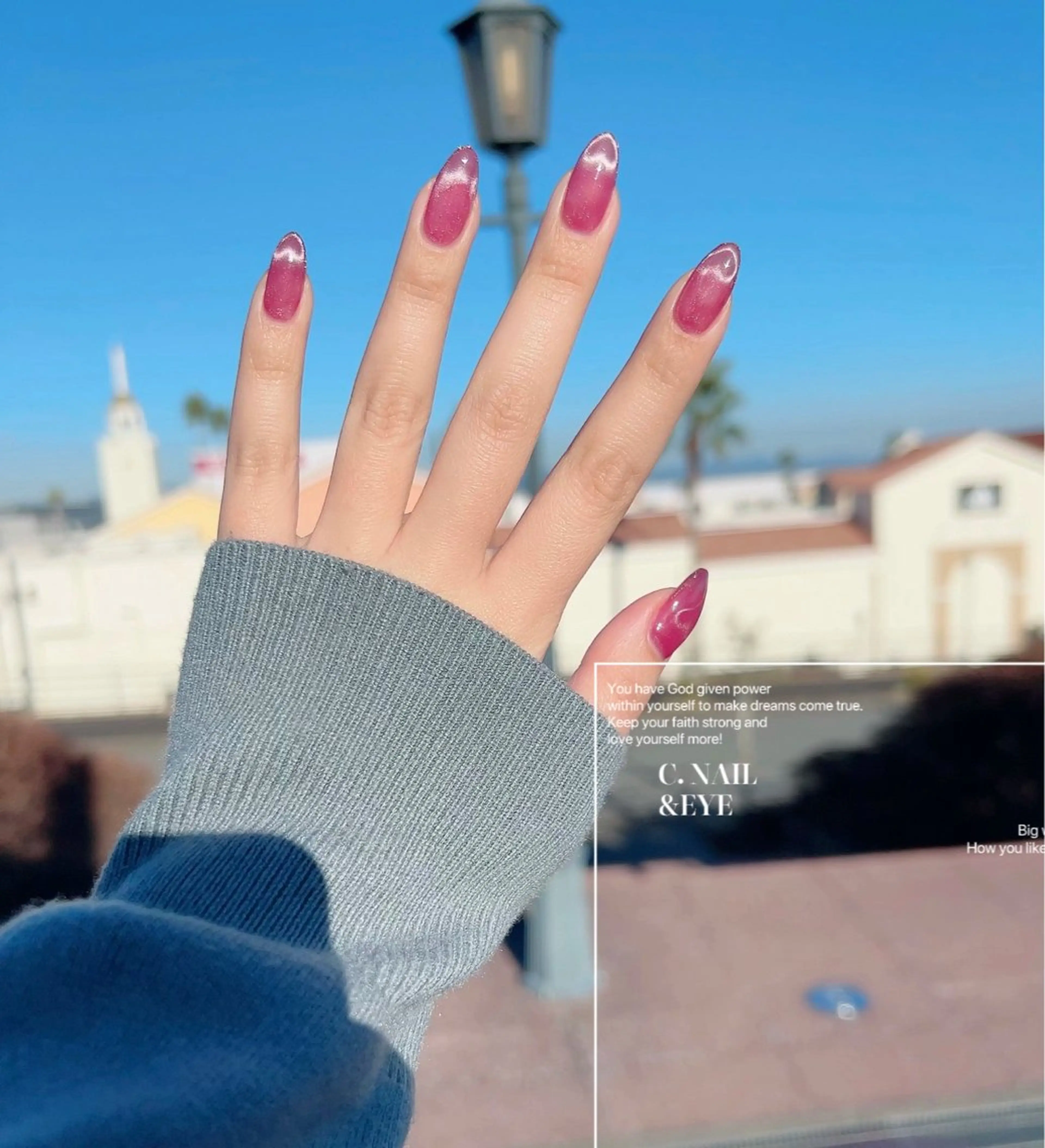 ネイル 入学式 フラッシュネイル フットネイル フレンチネイル 卒業式 C.Nail &Eye筑紫駅のネイルデザイン