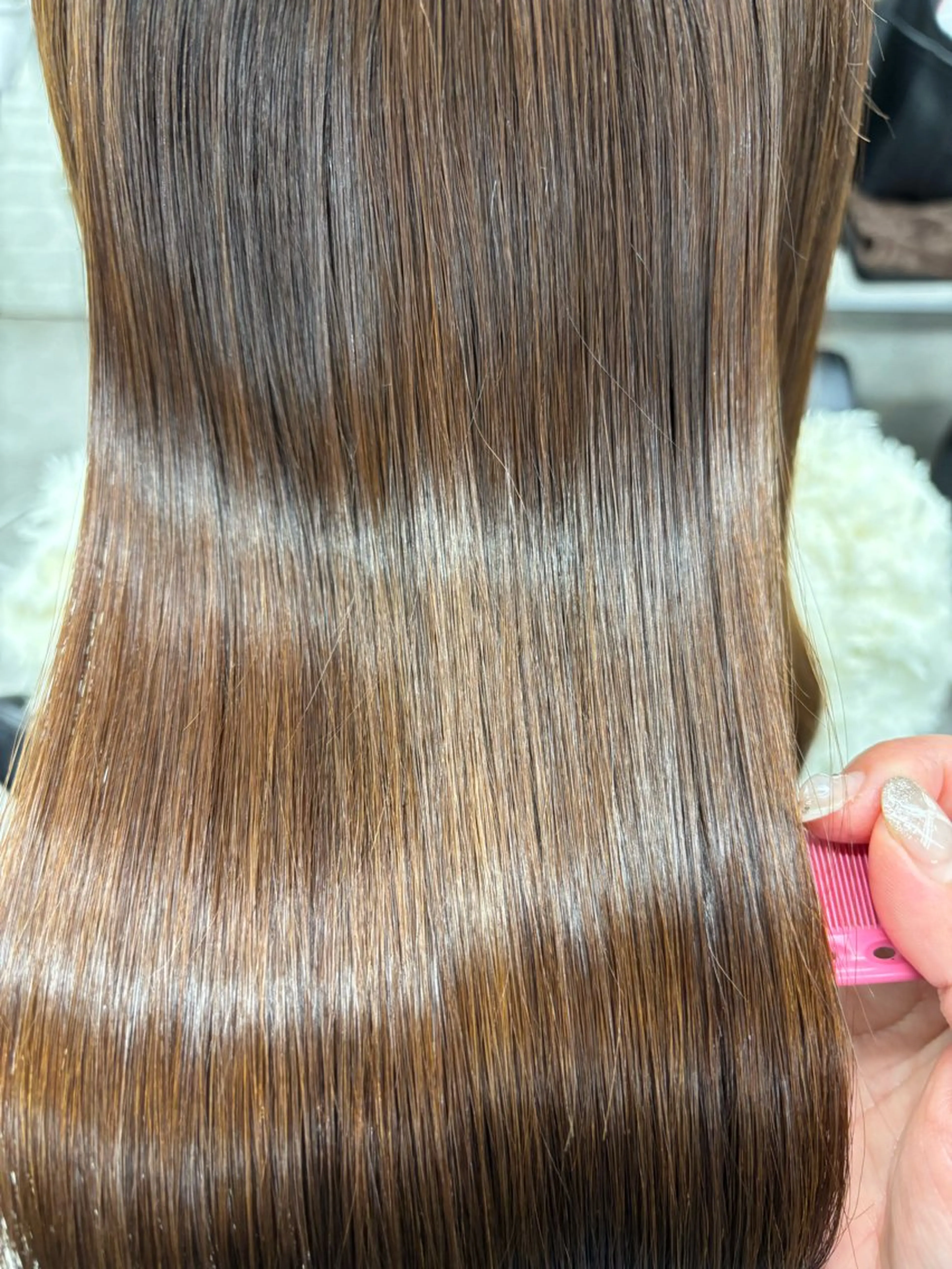 ロング カラー 髪質改善 縮毛矯正 トリートメント カット ヘアカラー 縮毛矯正 トリートメント 巻ける縮毛矯正🌸 勝倉　麗のヘアスタイル
