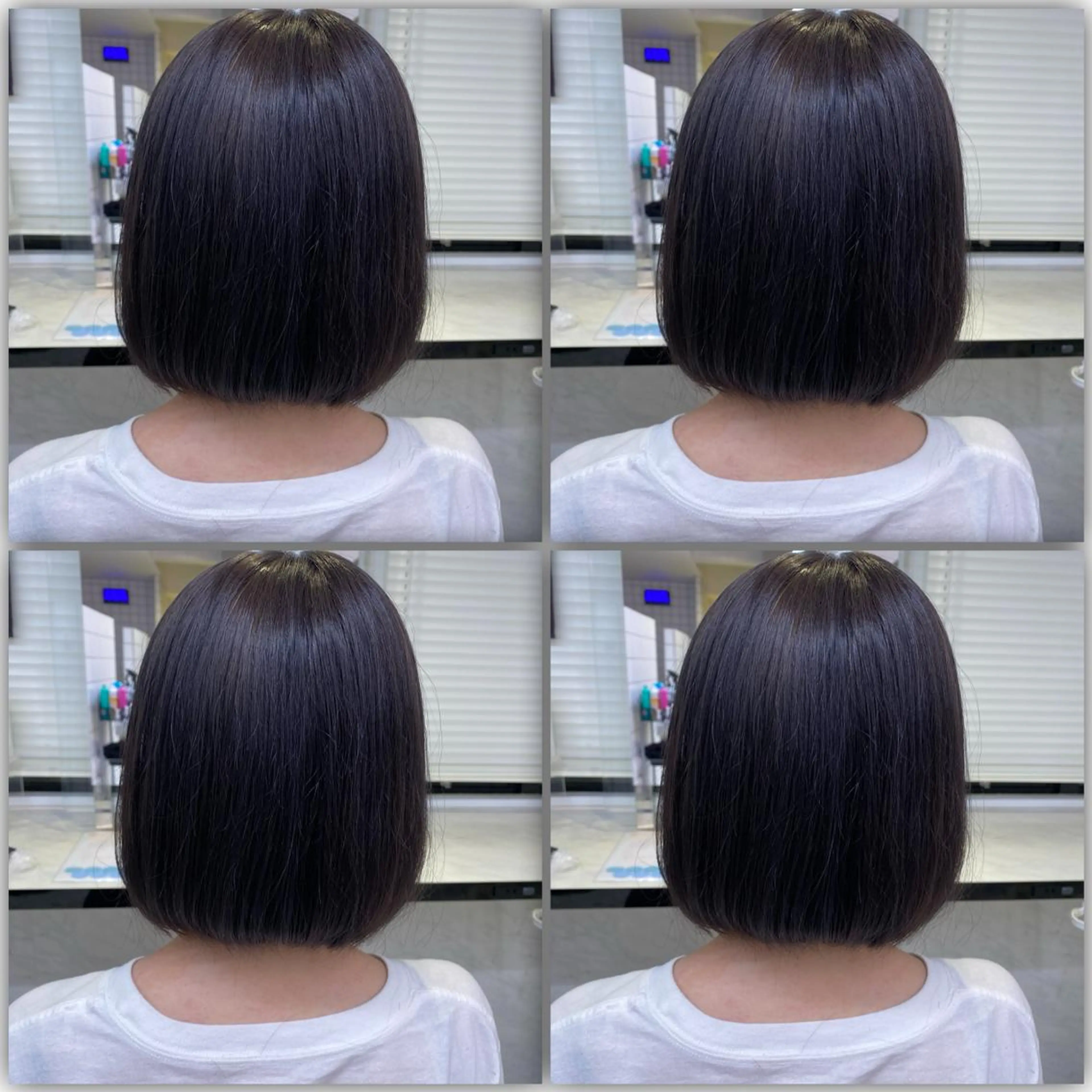 セミロング カラー ケアブリーチ 韓国レイヤーKYONのヘアスタイル