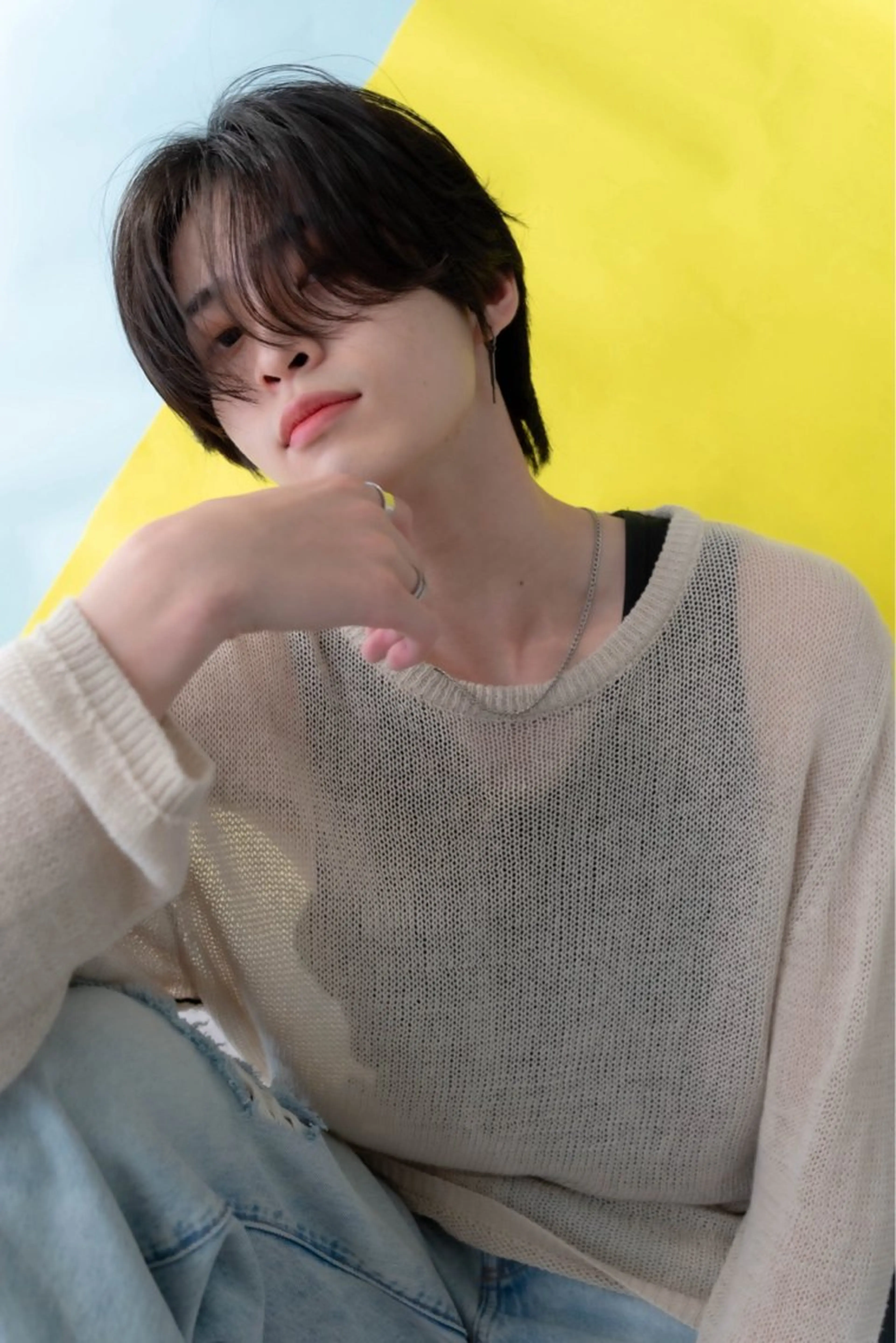メンズ センターパート メンズ韓国風 韓国メンズヘア 🇰🇷つかさのヘアスタイル