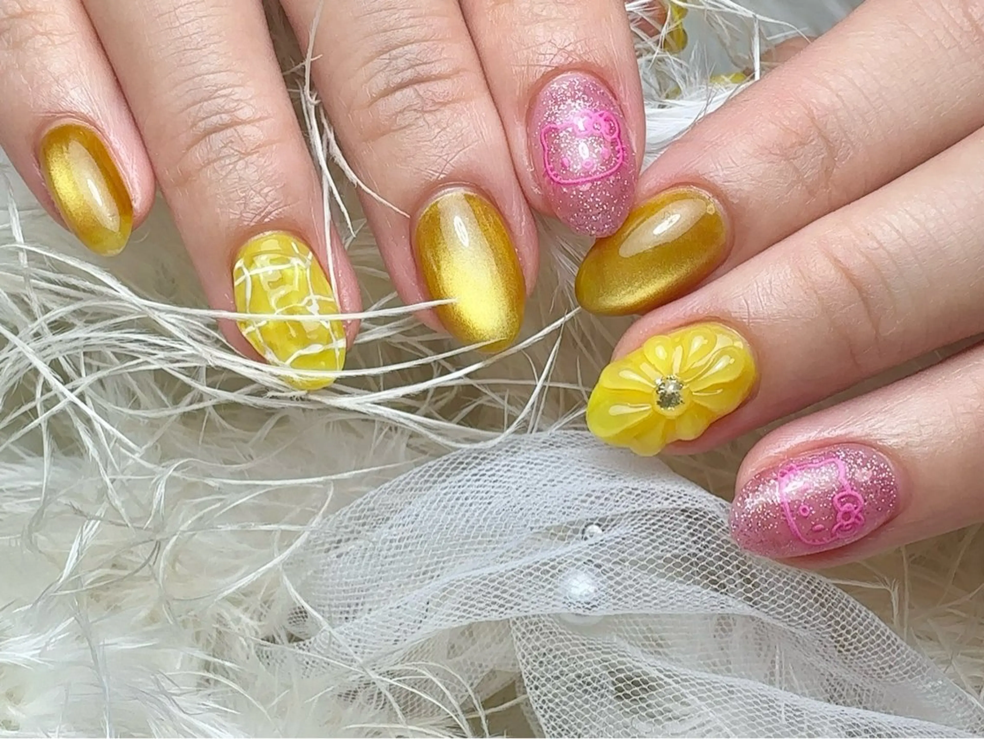 ネイル 成人式 長さ出し フットネイル フレンチネイル ジェルネイル ハンドネイル ハンドケア nail salon Feerieのネイルデザイン