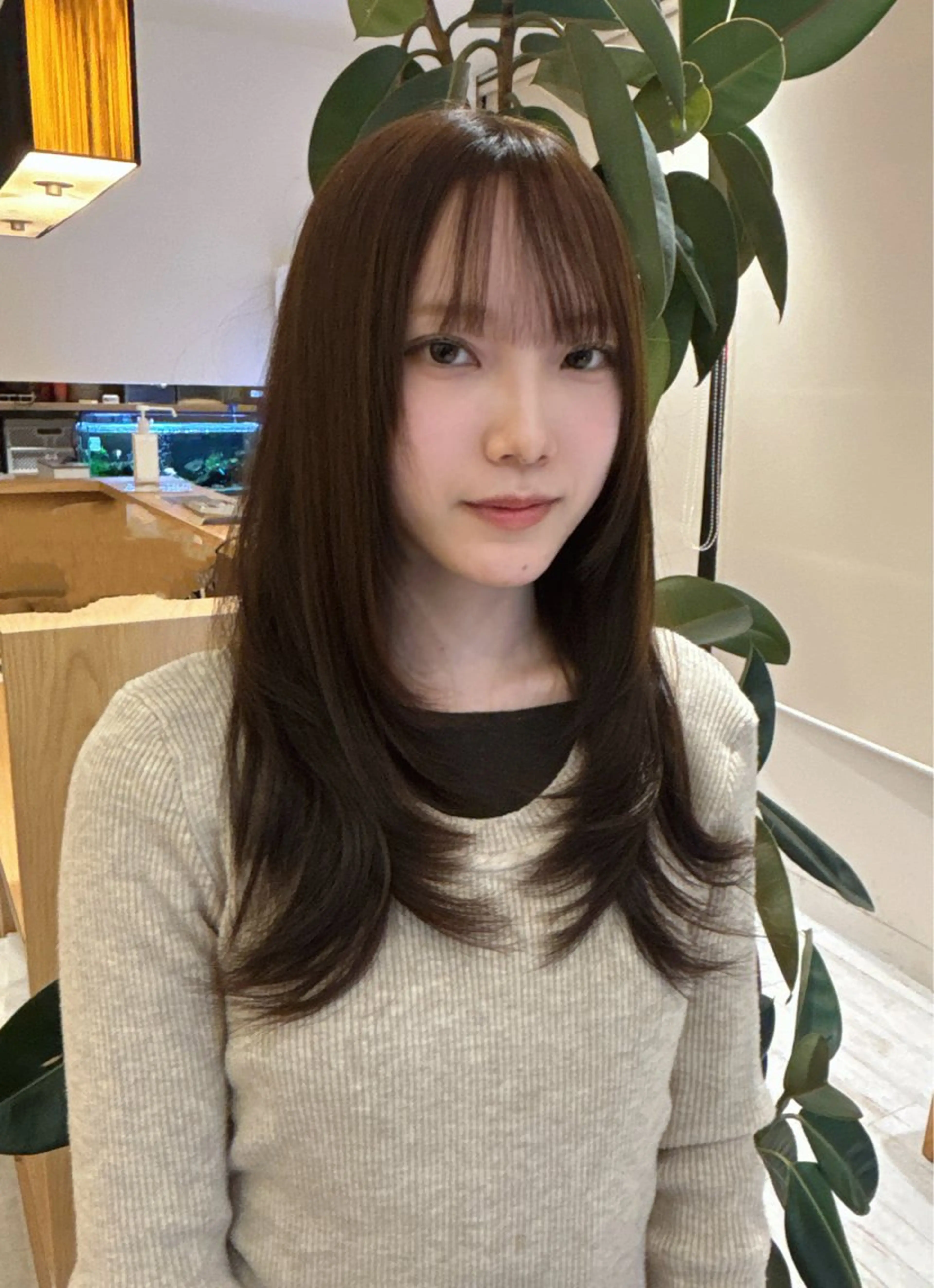 ロング 野尻 暖のヘアスタイル