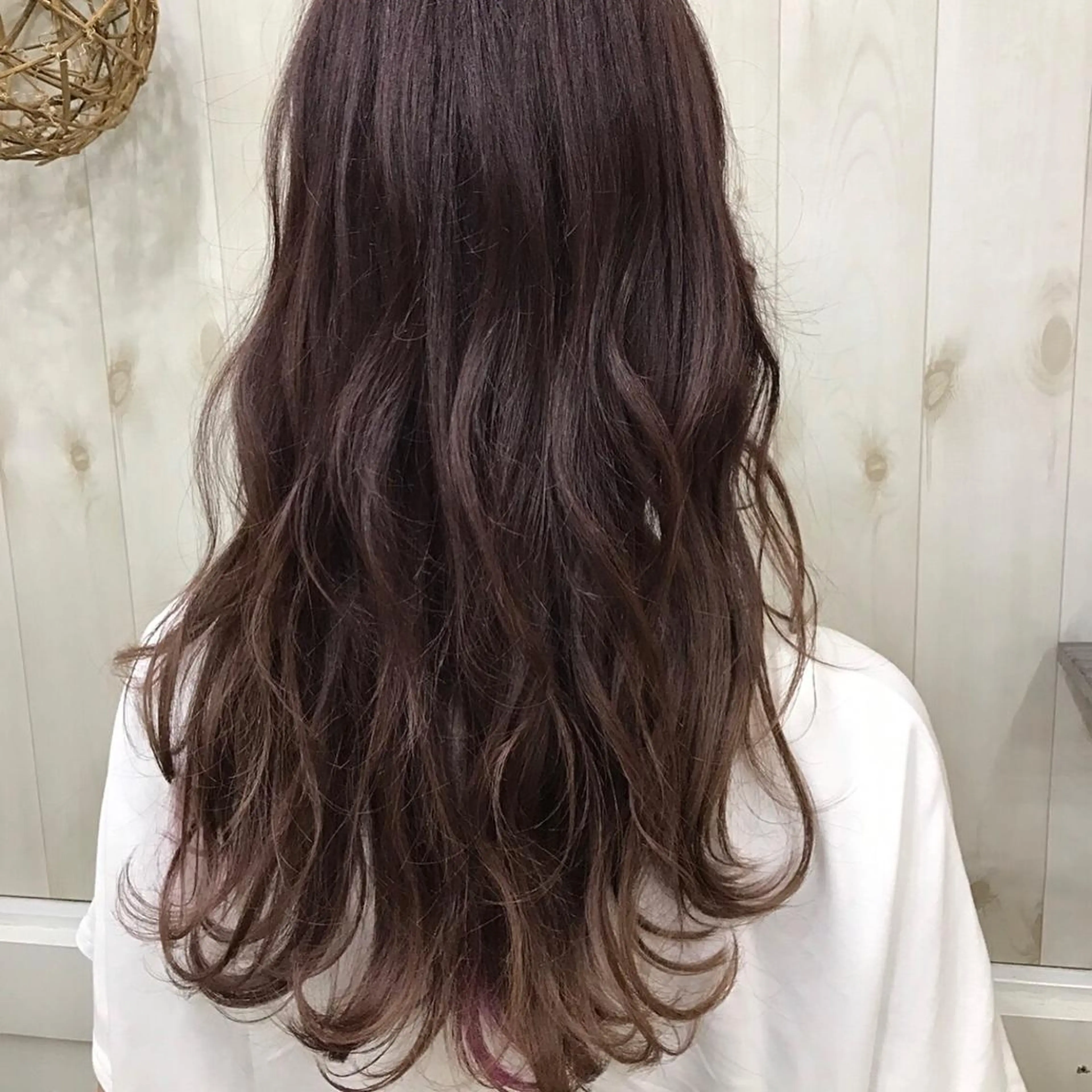 ロング カラー グレージュ ピンクカラー FERNA池袋所属・マンツーマン施術✂︎ 金田尚久🎨のヘアスタイル