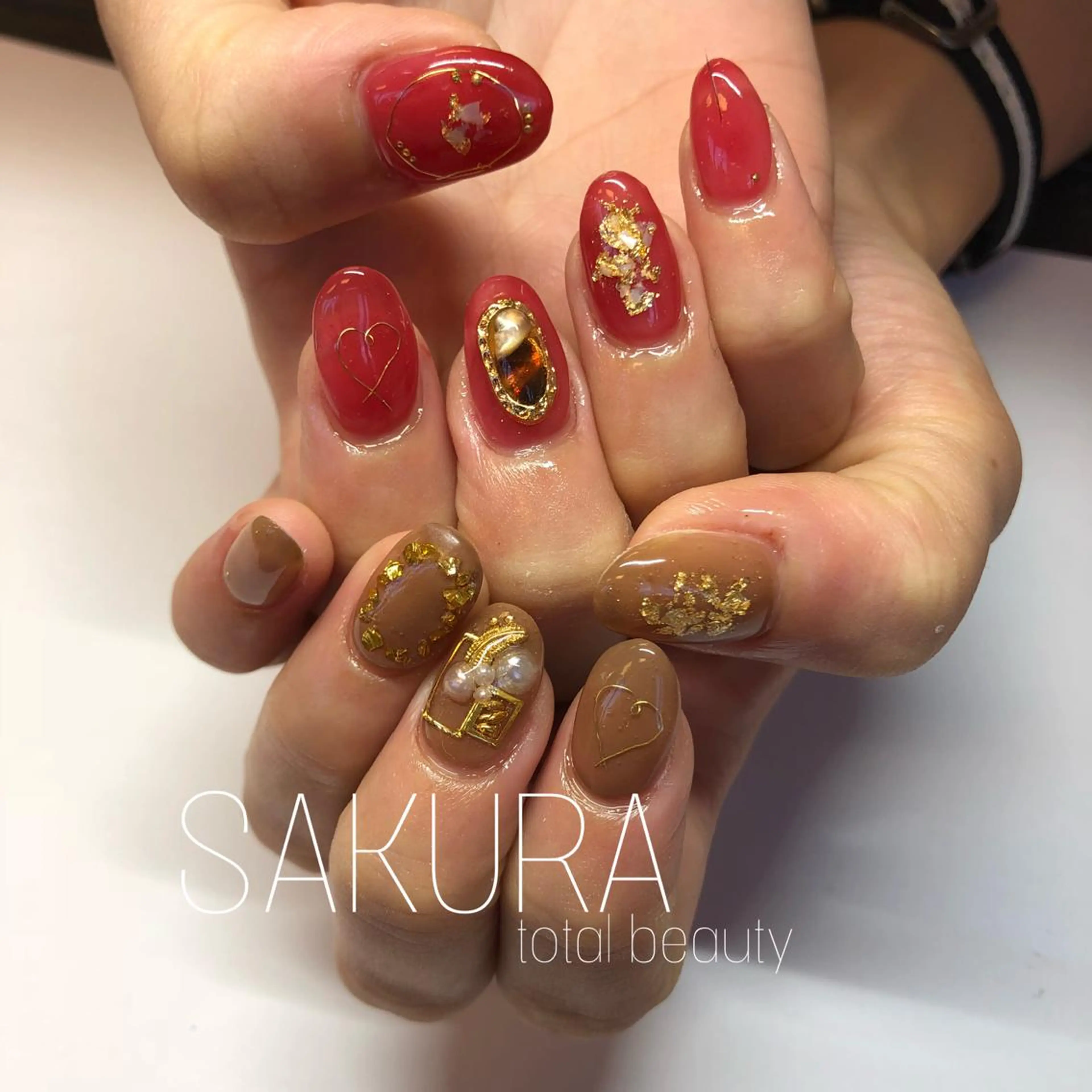 ネイル ハンドネイル フットネイル SAKURA 山野のネイルデザイン