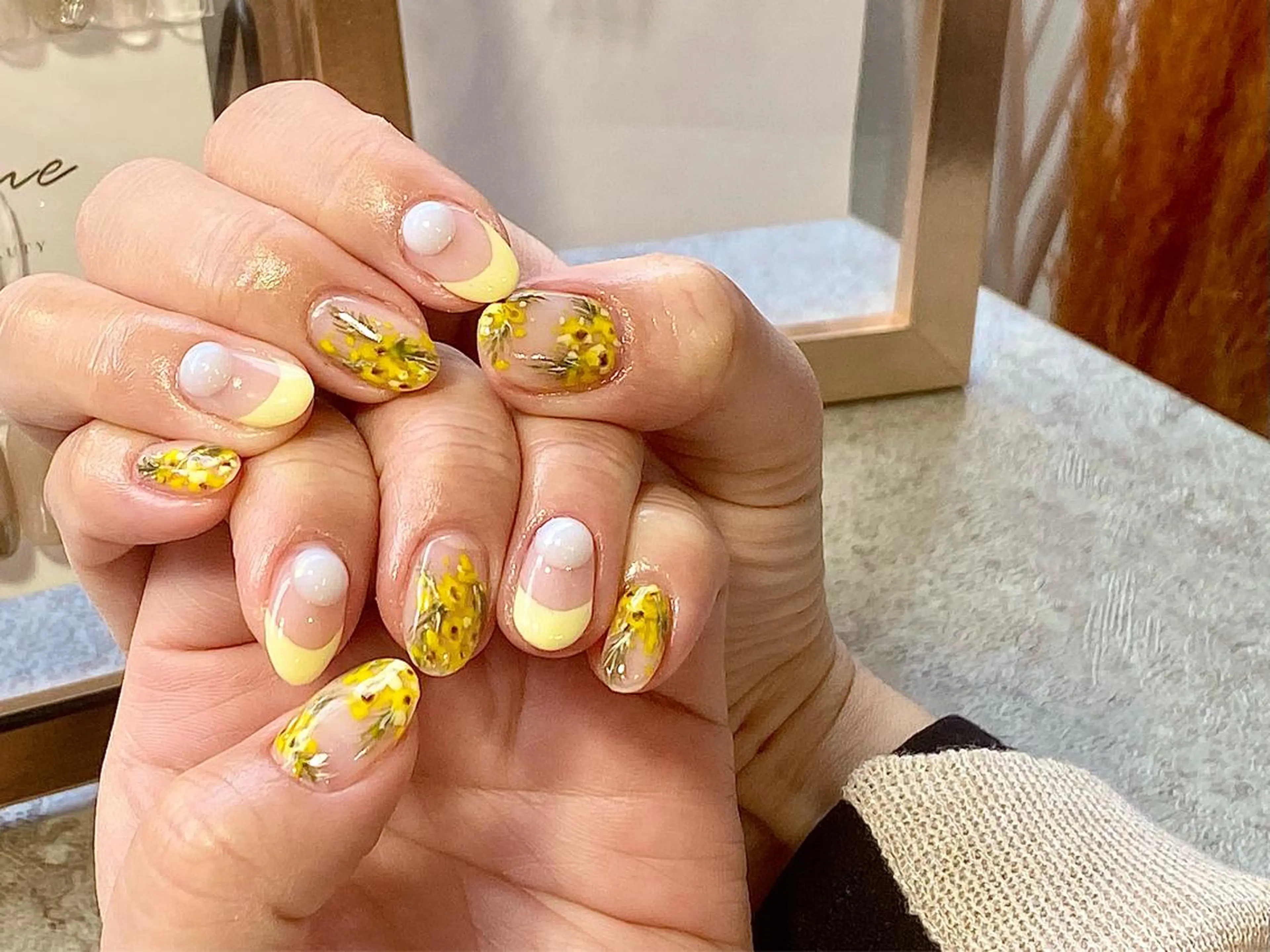 ショート ネイル 春ネイル NINA nailのネイルデザイン