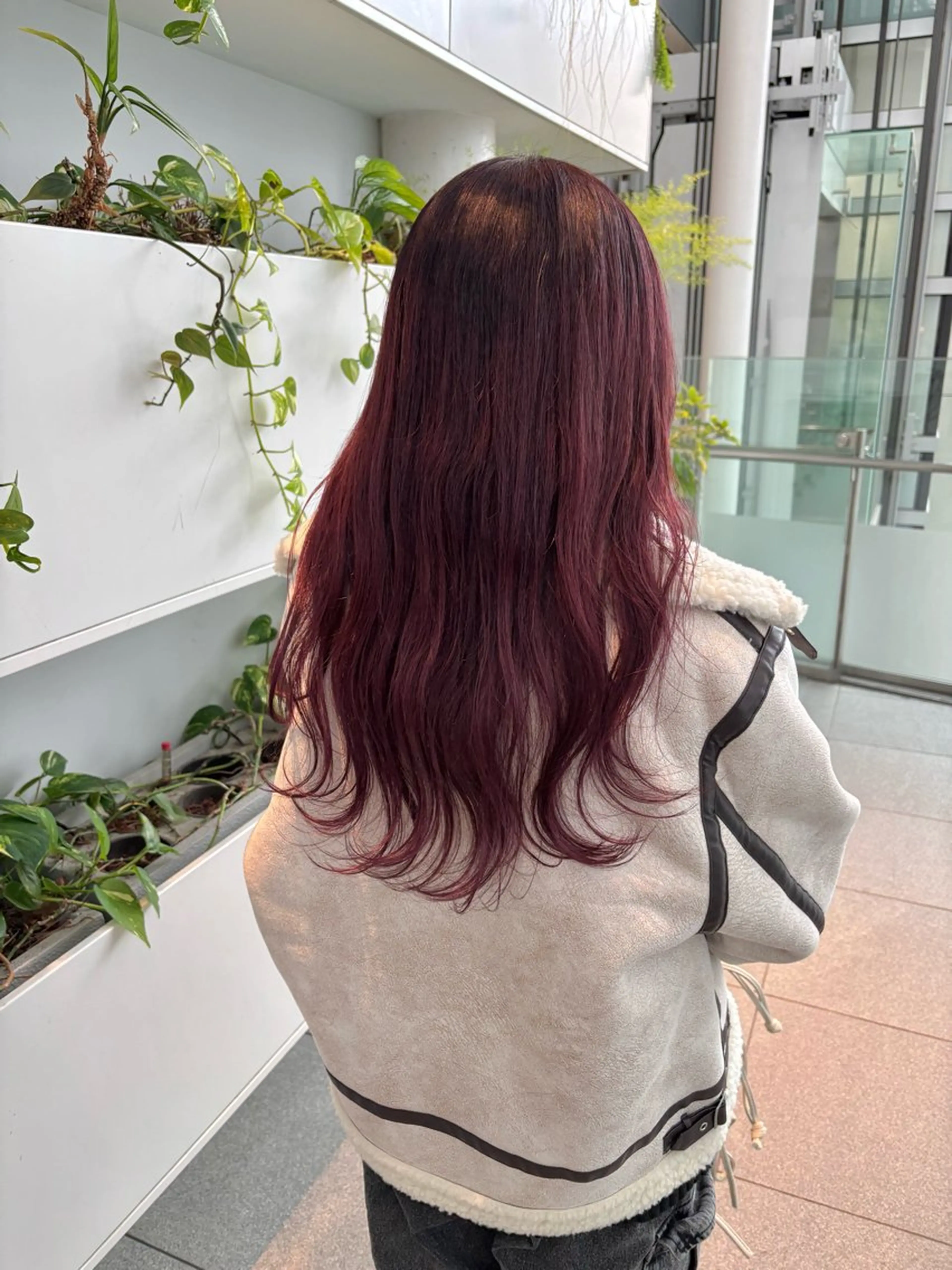 ロング カラー ラベンダーカラー ピンクカラー ピンクラベンダー ヘアカラー トリートメント くさかみさき🌼暖色 /韓国風/オタク🌼のヘアスタイル