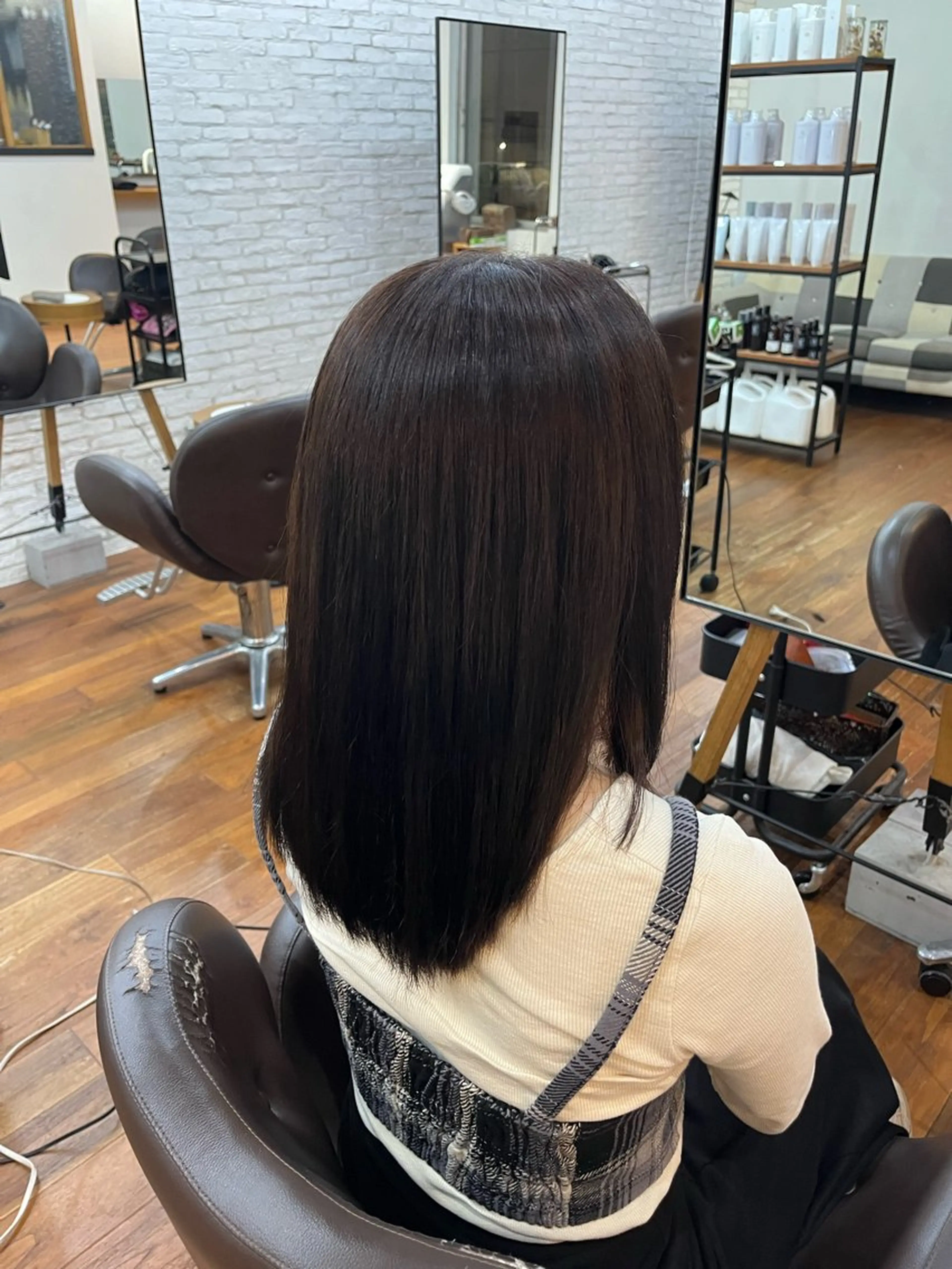 ミディアム カラー メンズパーマ/ ももかのヘアスタイル