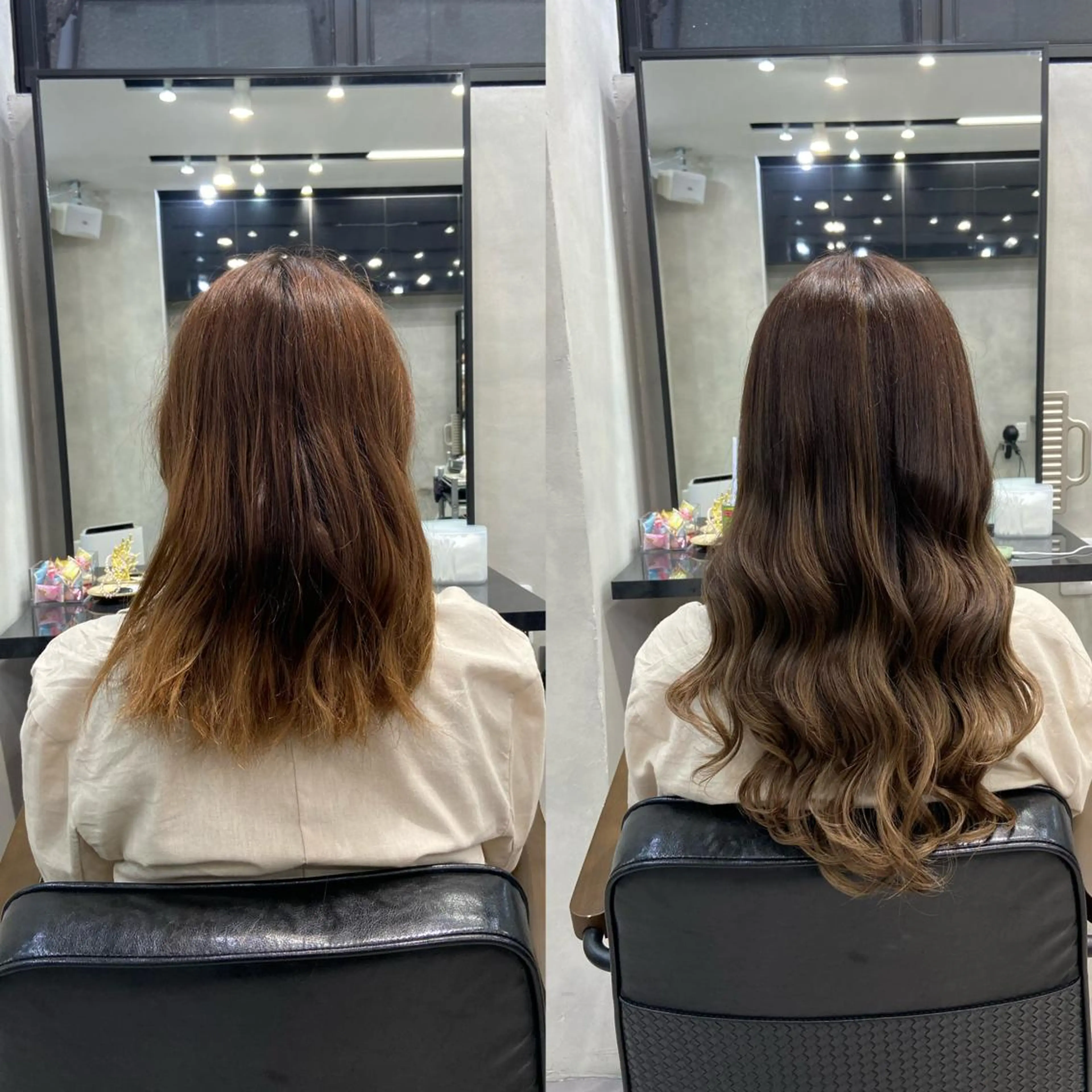 セミロング カラー ヘアアレンジ ar+ ❤︎ maiのヘアスタイル
