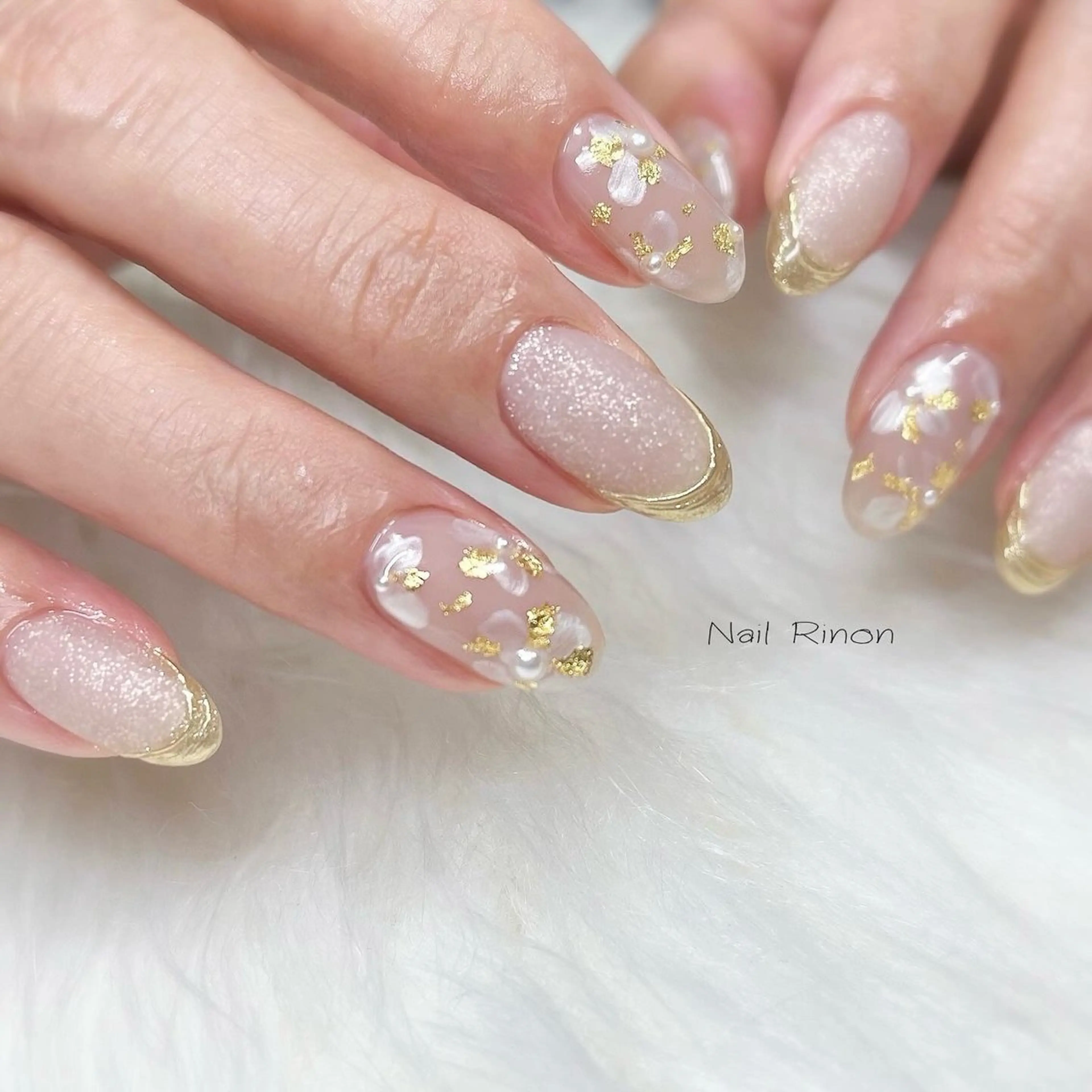 ネイル フラワーネイル ハンドネイル Nail Rinonのネイルデザイン