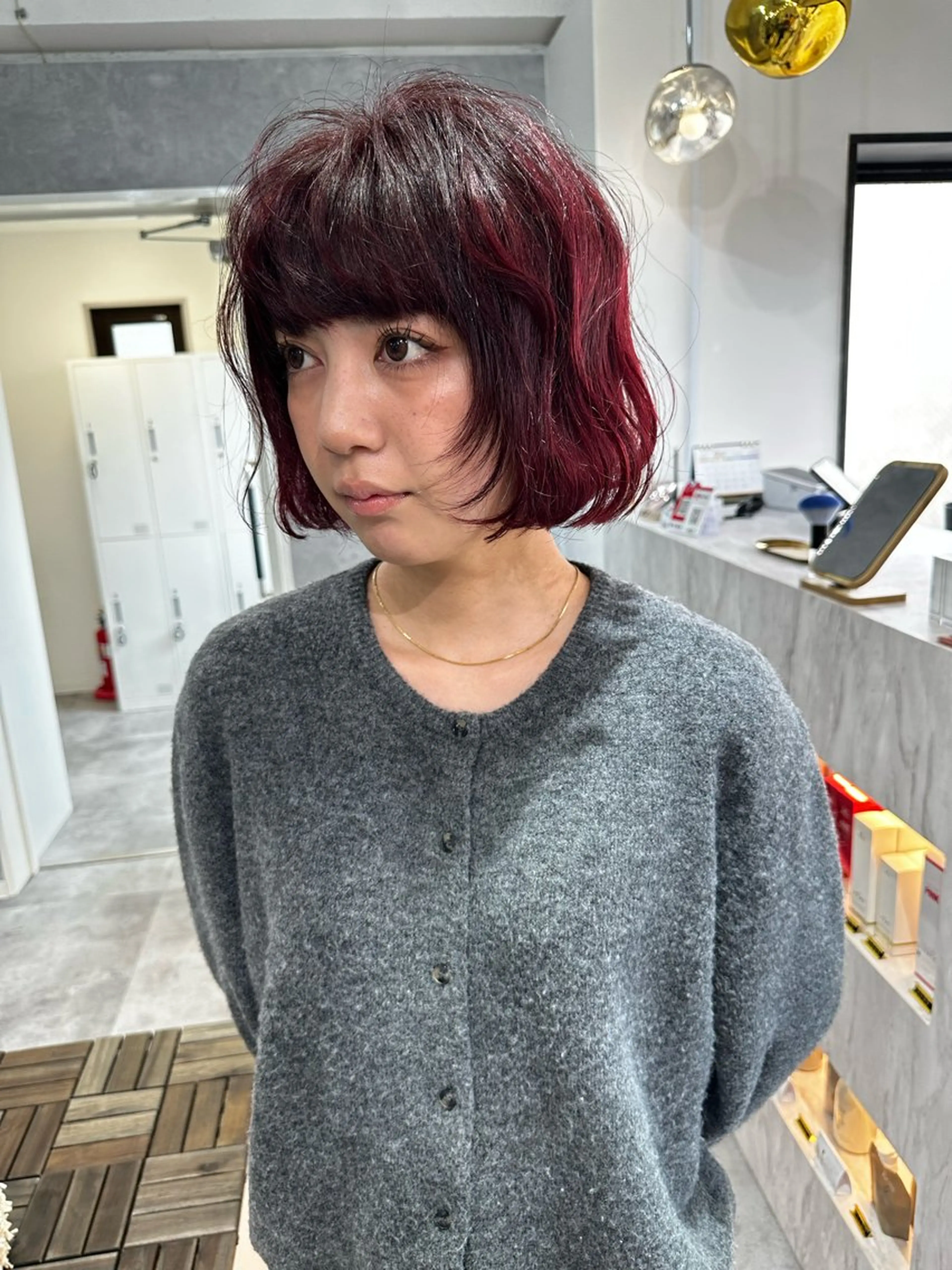 ショート ボブ カット ヘアカラー 海外ヘアー 山村拓士のヘアスタイル