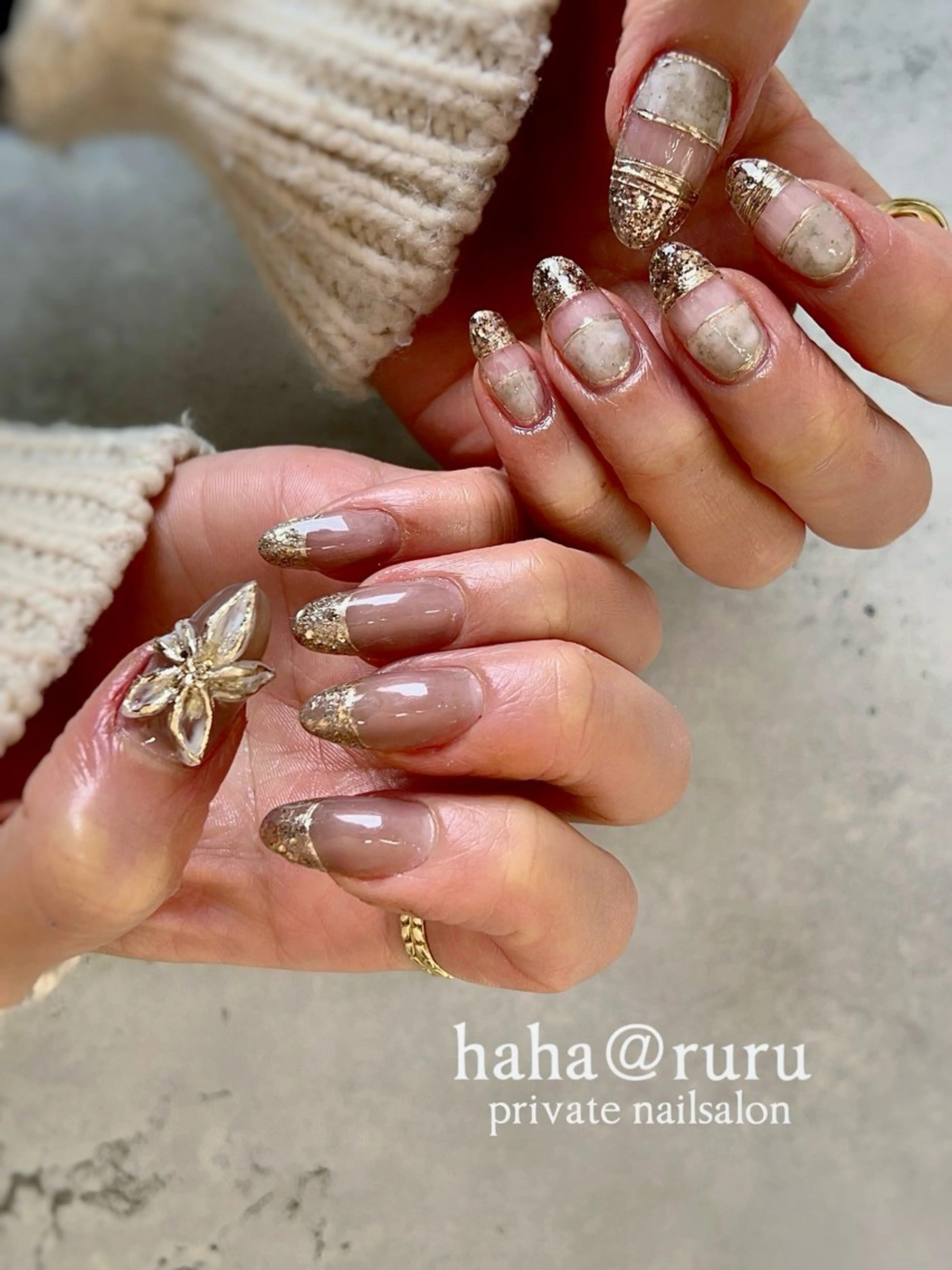 ネイル haha@ ruruのネイルデザイン