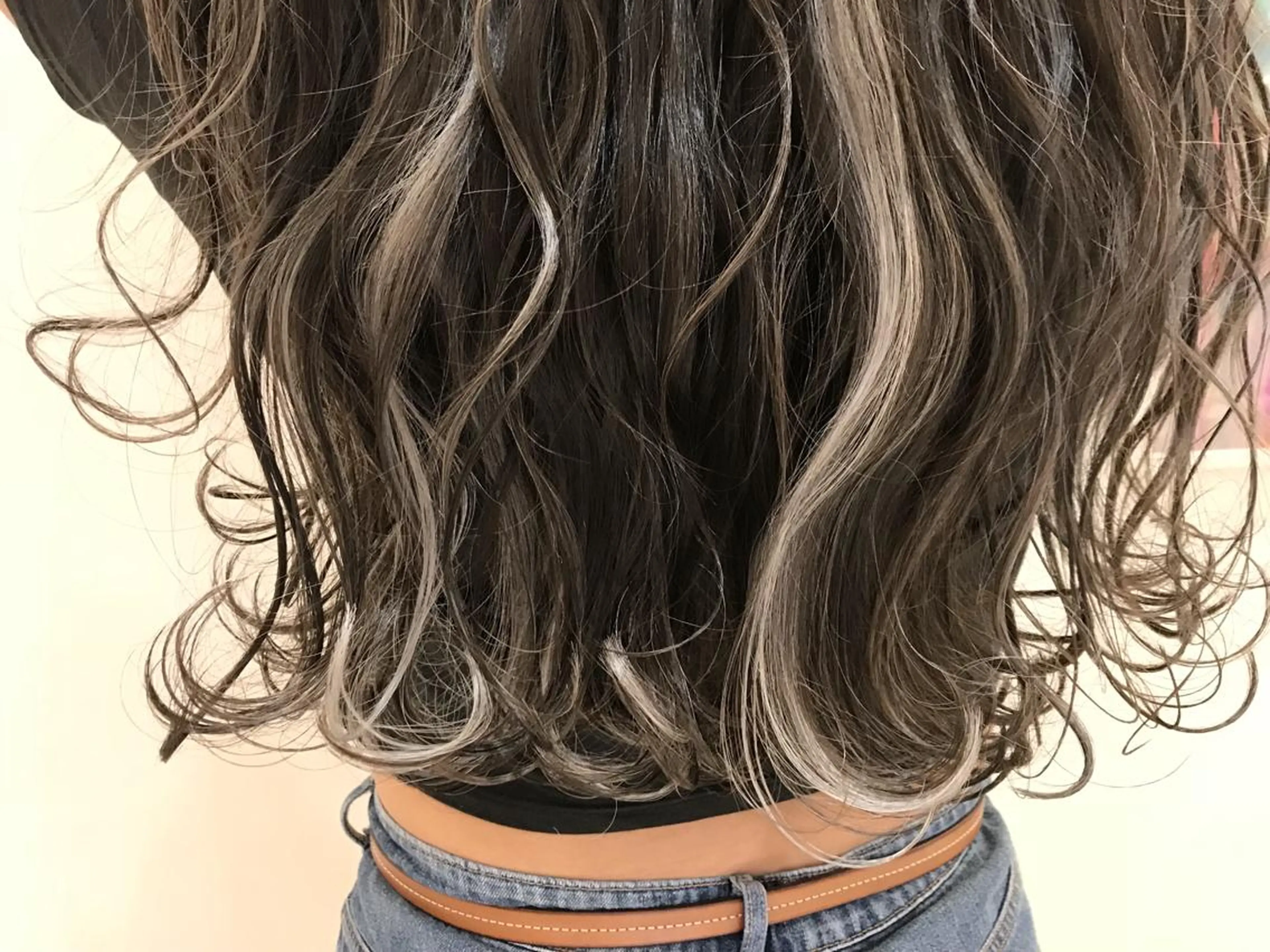 ロング カラー シールエクステ⭐️ オオミタクヤのヘアスタイル