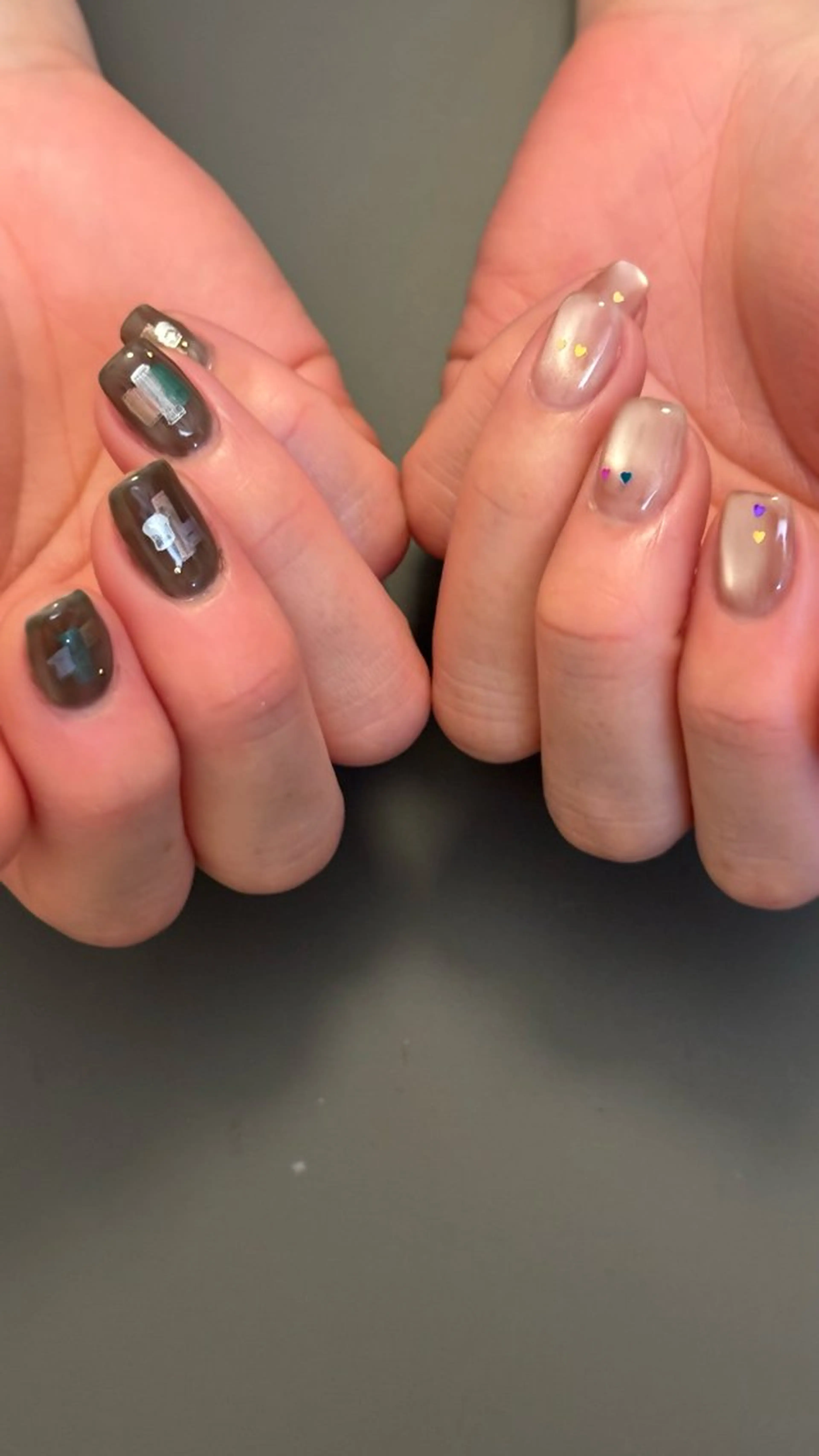ネイル アートネイル オーロラネイル フットネイル ジェルネイル グラデーション ハンドネイル fil nailのネイルデザイン