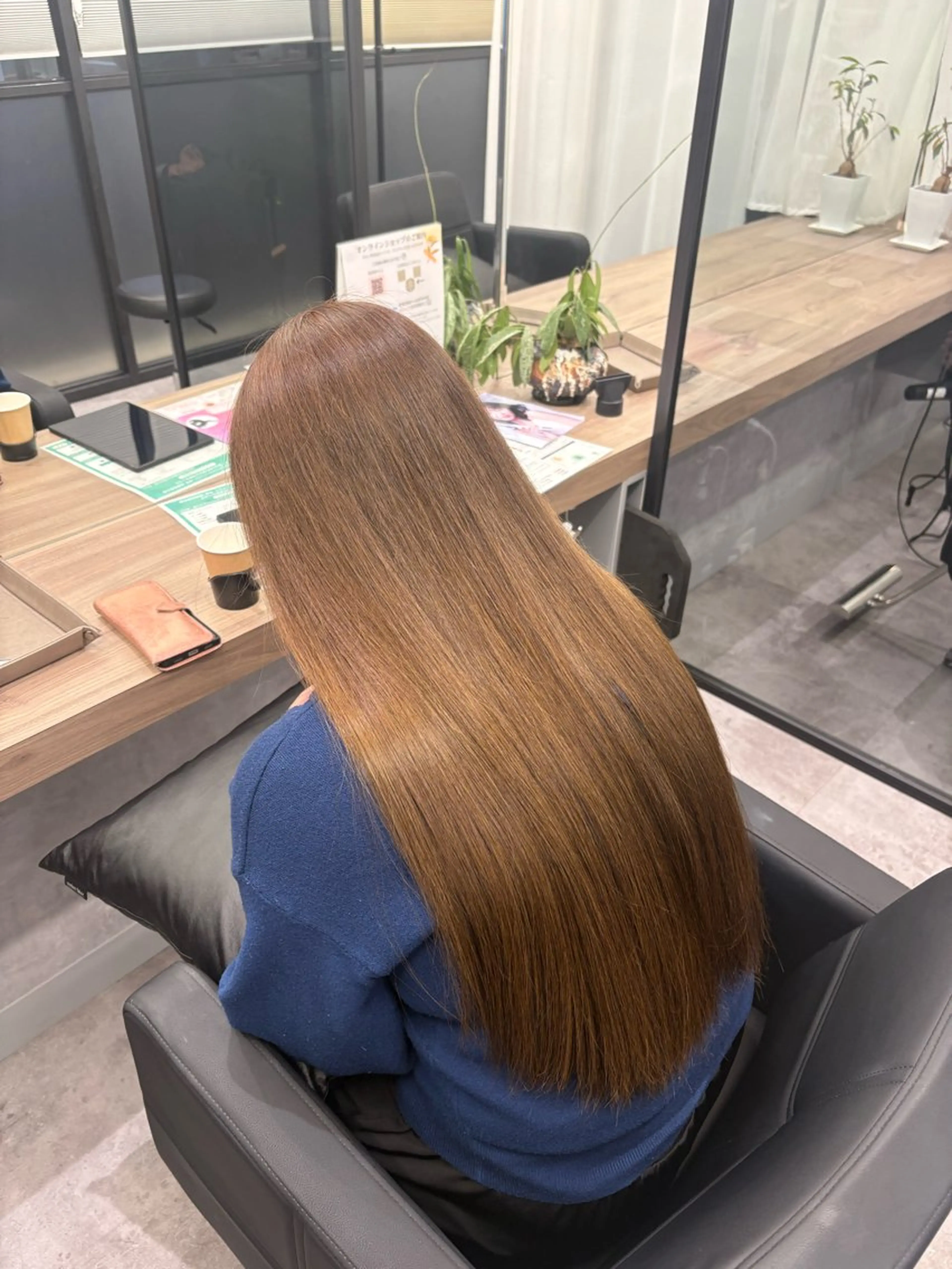 ロング カラー カット ヘアカラー Nail &Beauty by UNO伊勢原所属・COCO .のヘアスタイル