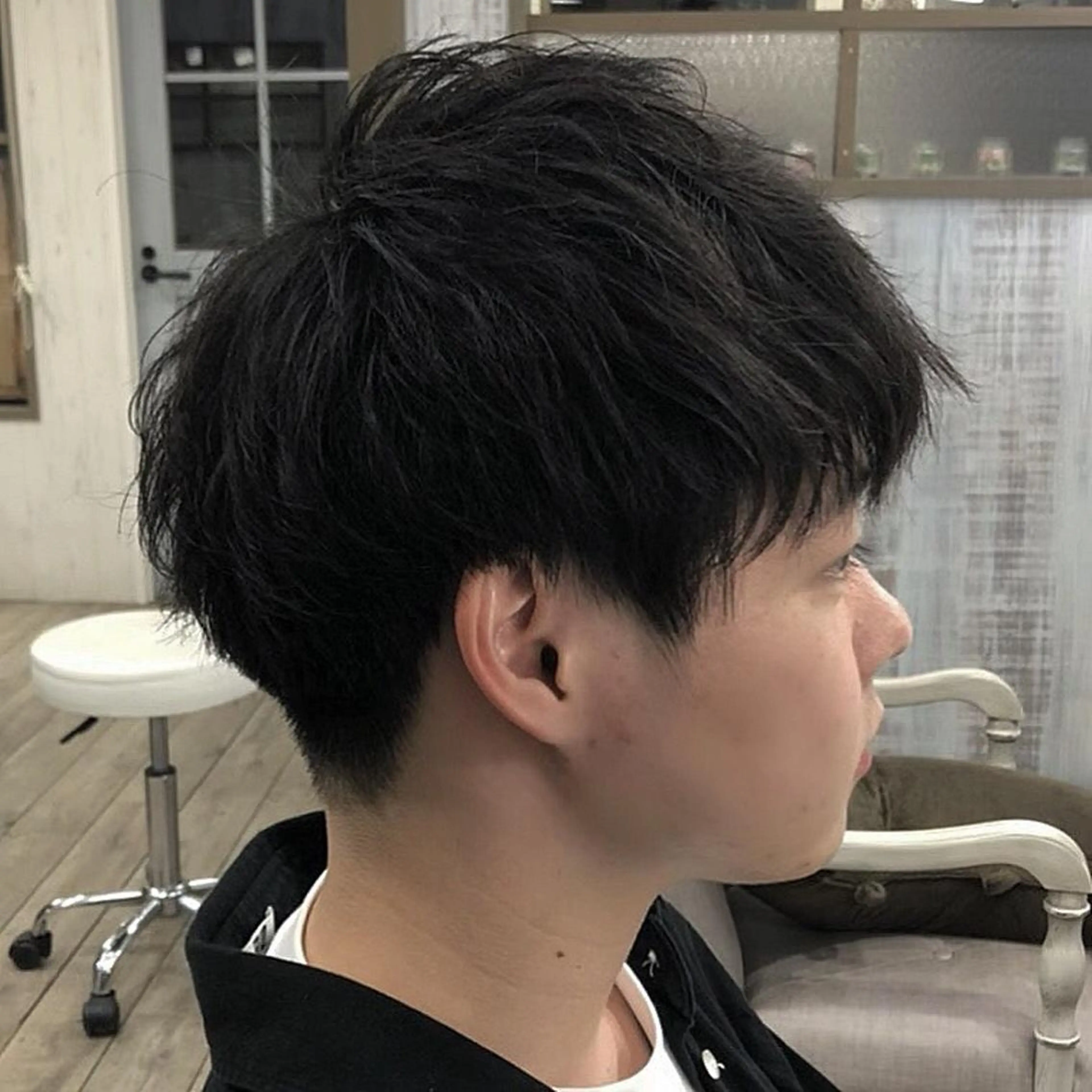 ショート メンズ カット トリートメント ヘッドスパ イシジマ タカナリのヘアスタイル