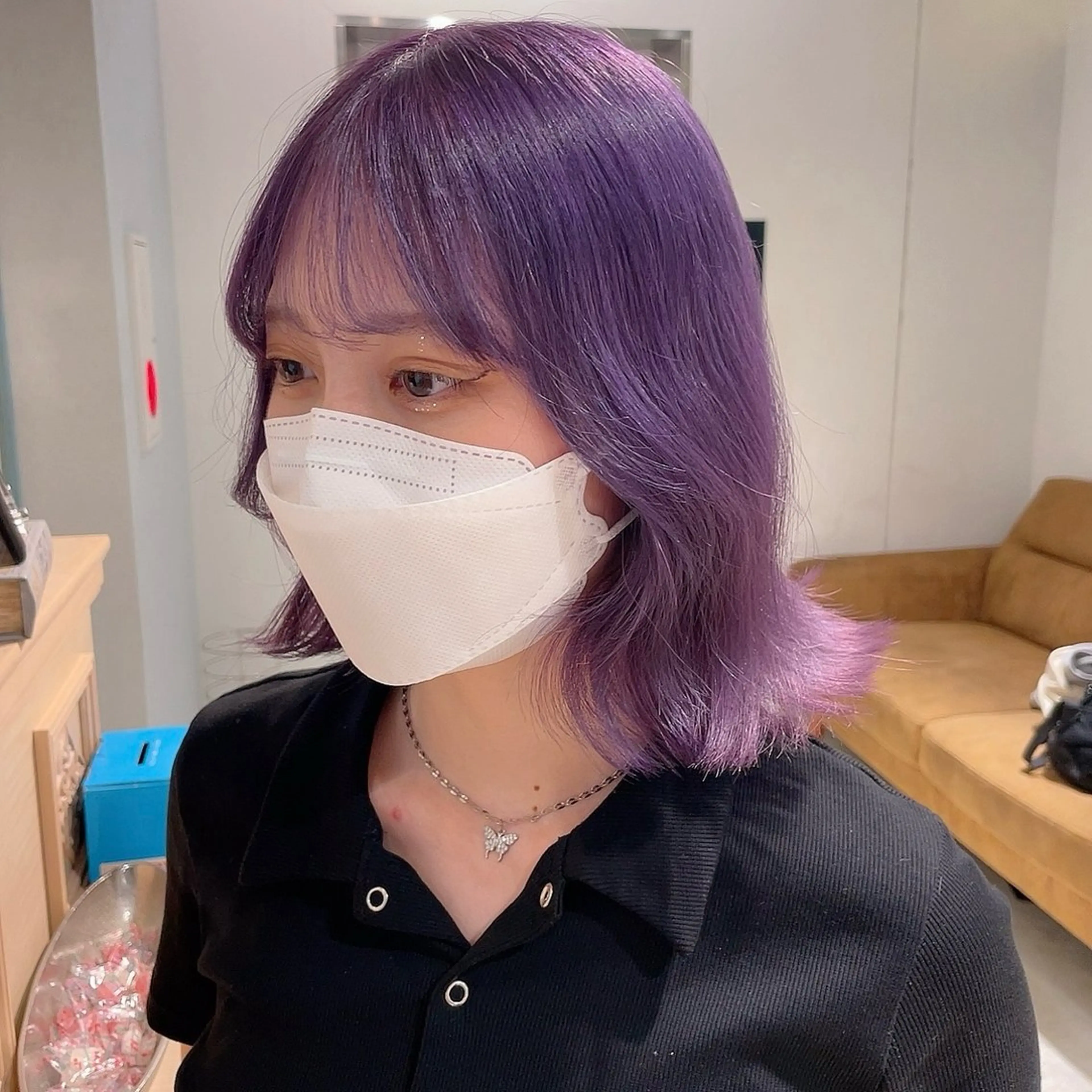 ショート カラー ヘアカラー トリートメント もえな 💋👼🏻のヘアスタイル