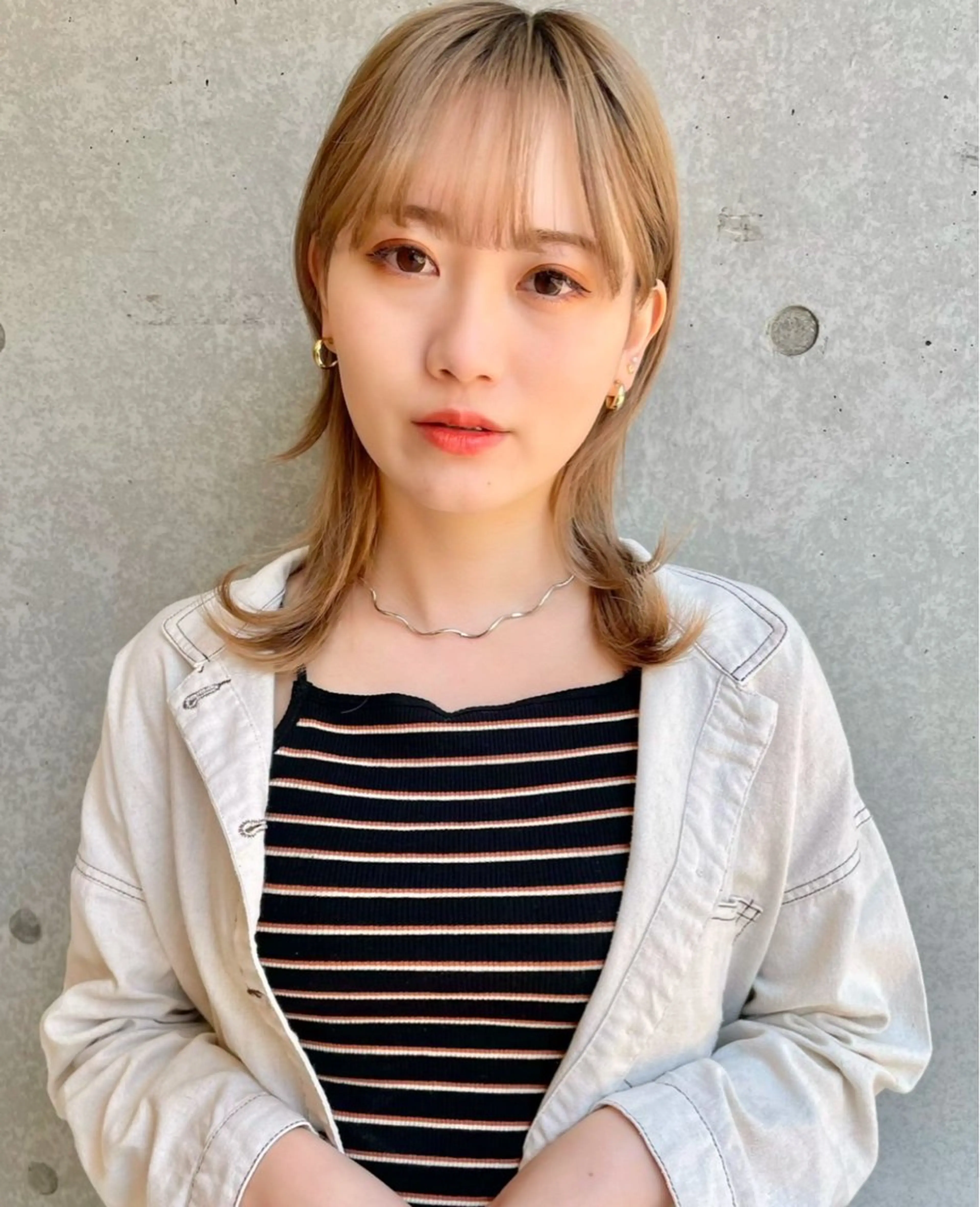 セミロング 🫧ふくだ りな 🕊のヘアスタイル