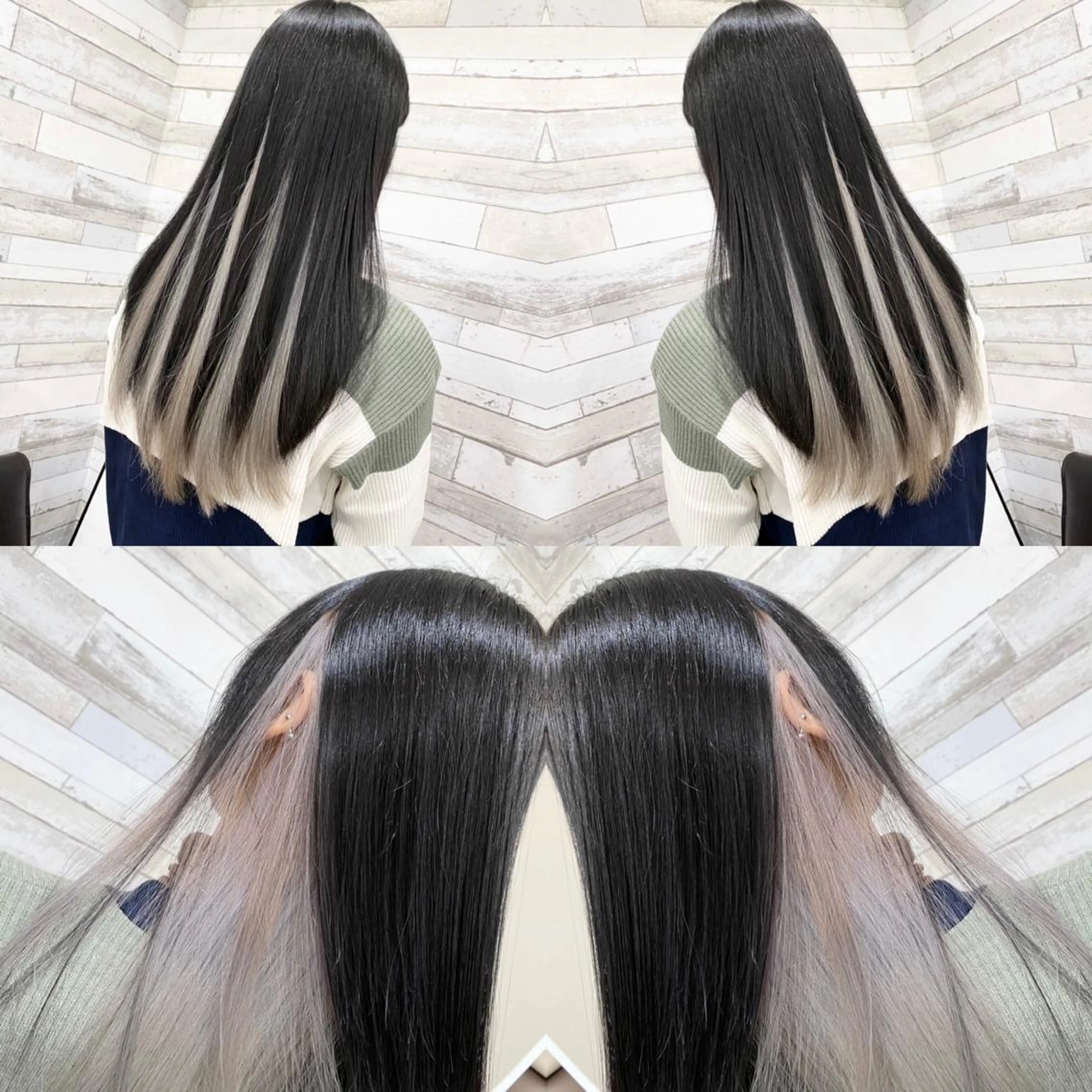 ロング カラー ヘアカラー トリートメント "PEPPU "所属・派手髪、ハイトーン ショートヘアShinのヘアスタイル