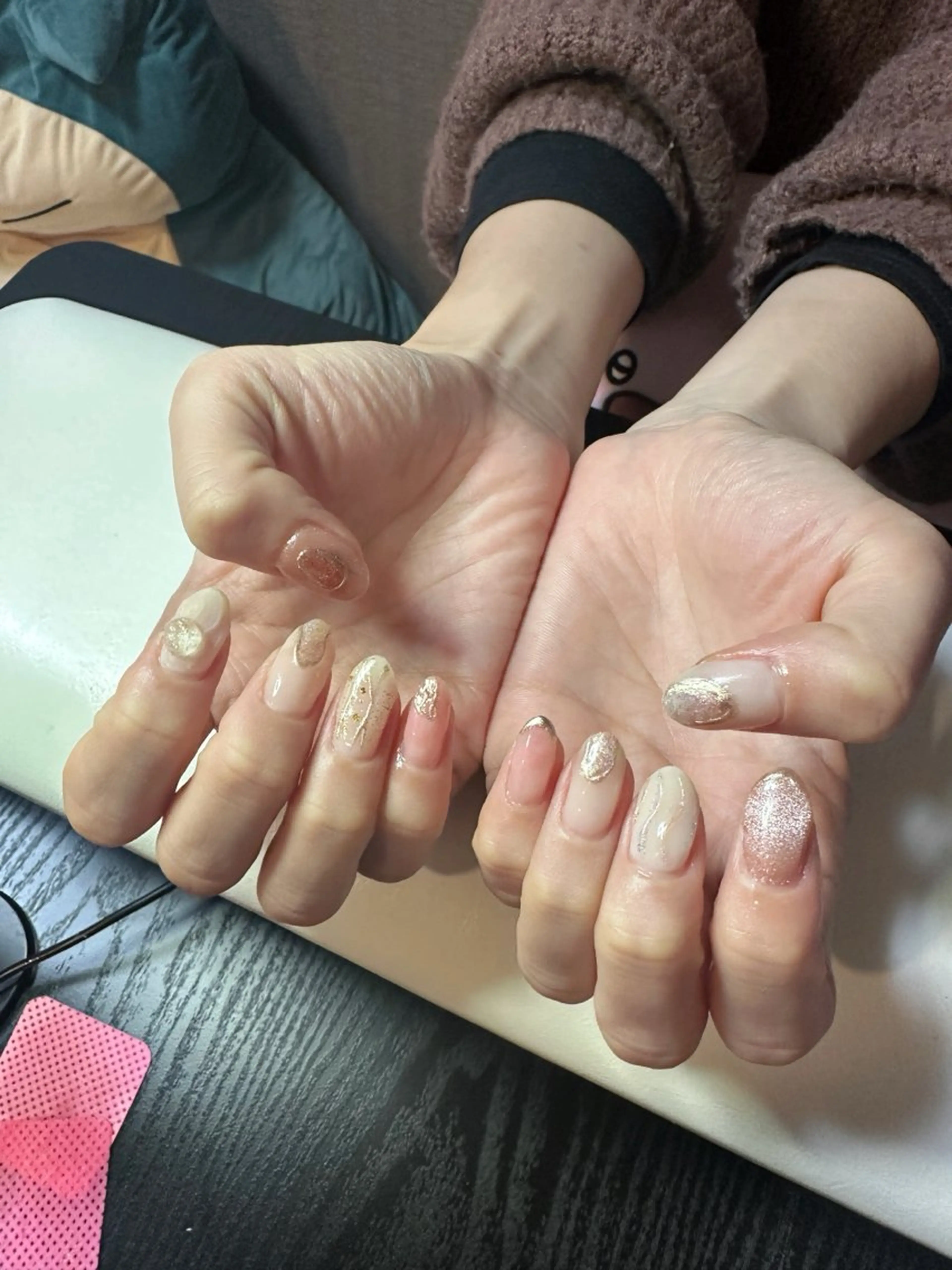 ネイル アートネイル ニュアンスネイル tee nailのネイルデザイン