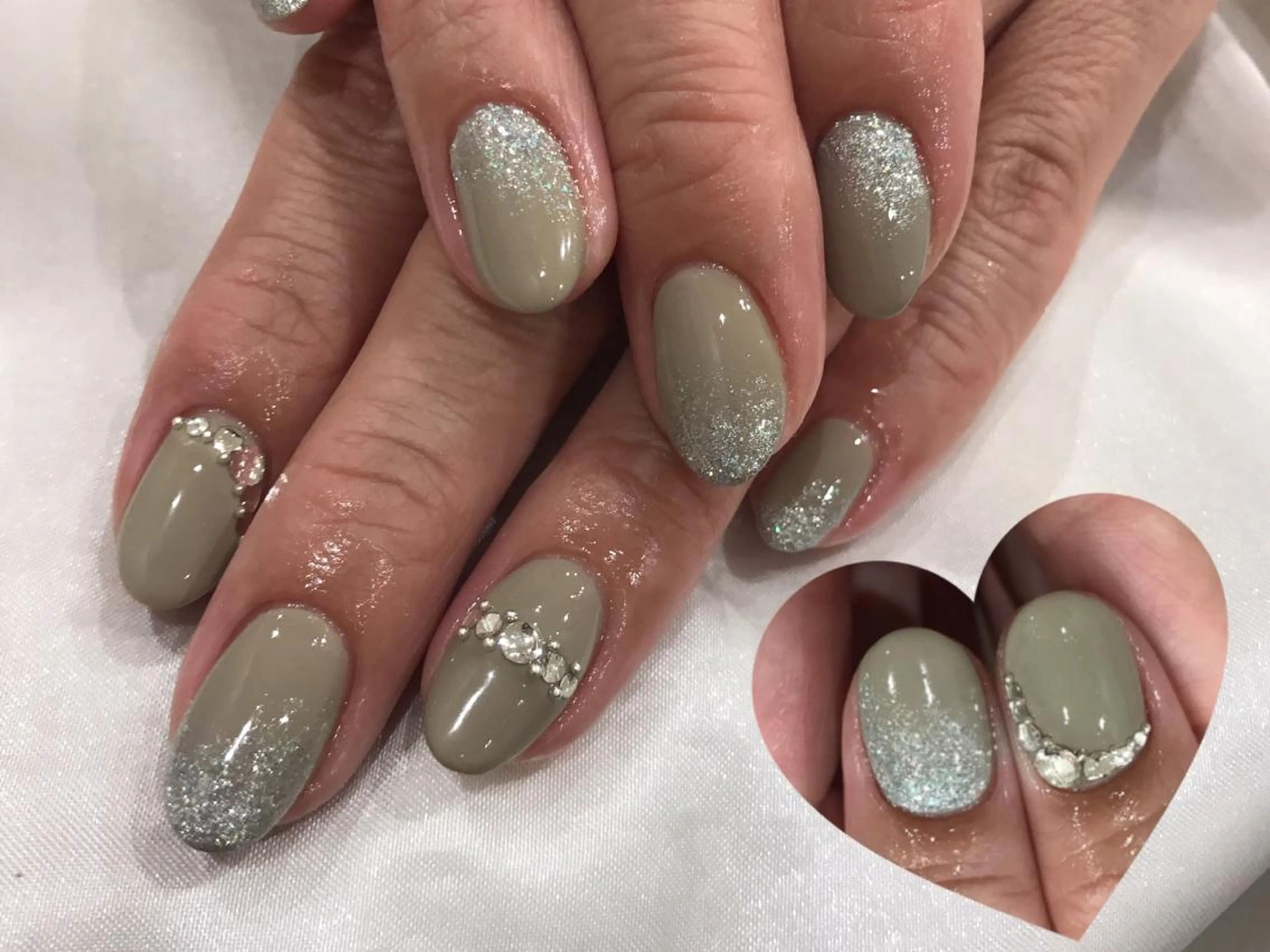 ネイル アートネイル グリーン ワンカラーネイル ハンドネイル 中川 愛理のその他イメージ