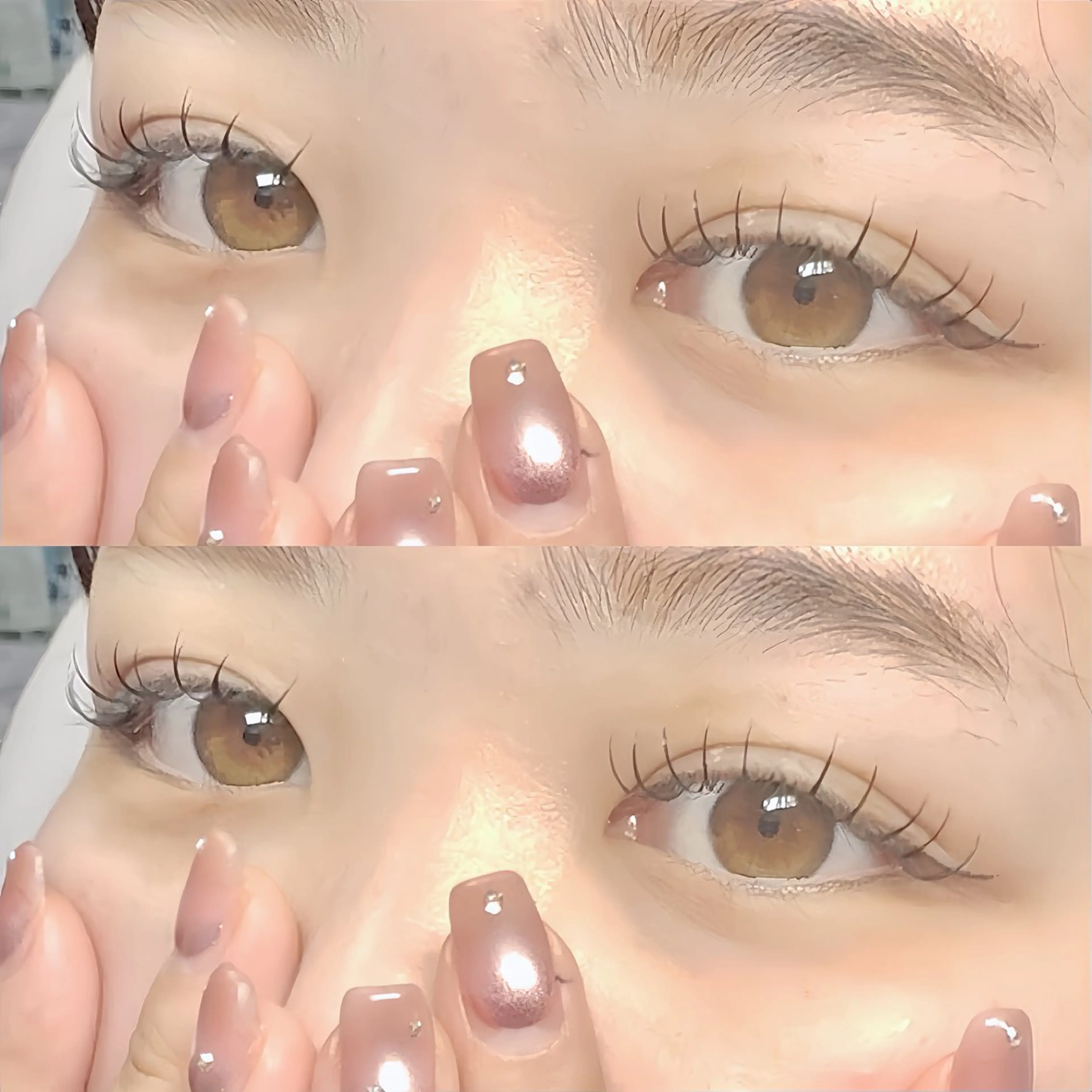 マツエク・マツパ 束感まつ毛 フラットラッシュ マツエク eyelash salon VOSSのマツエク・マツパデザイン