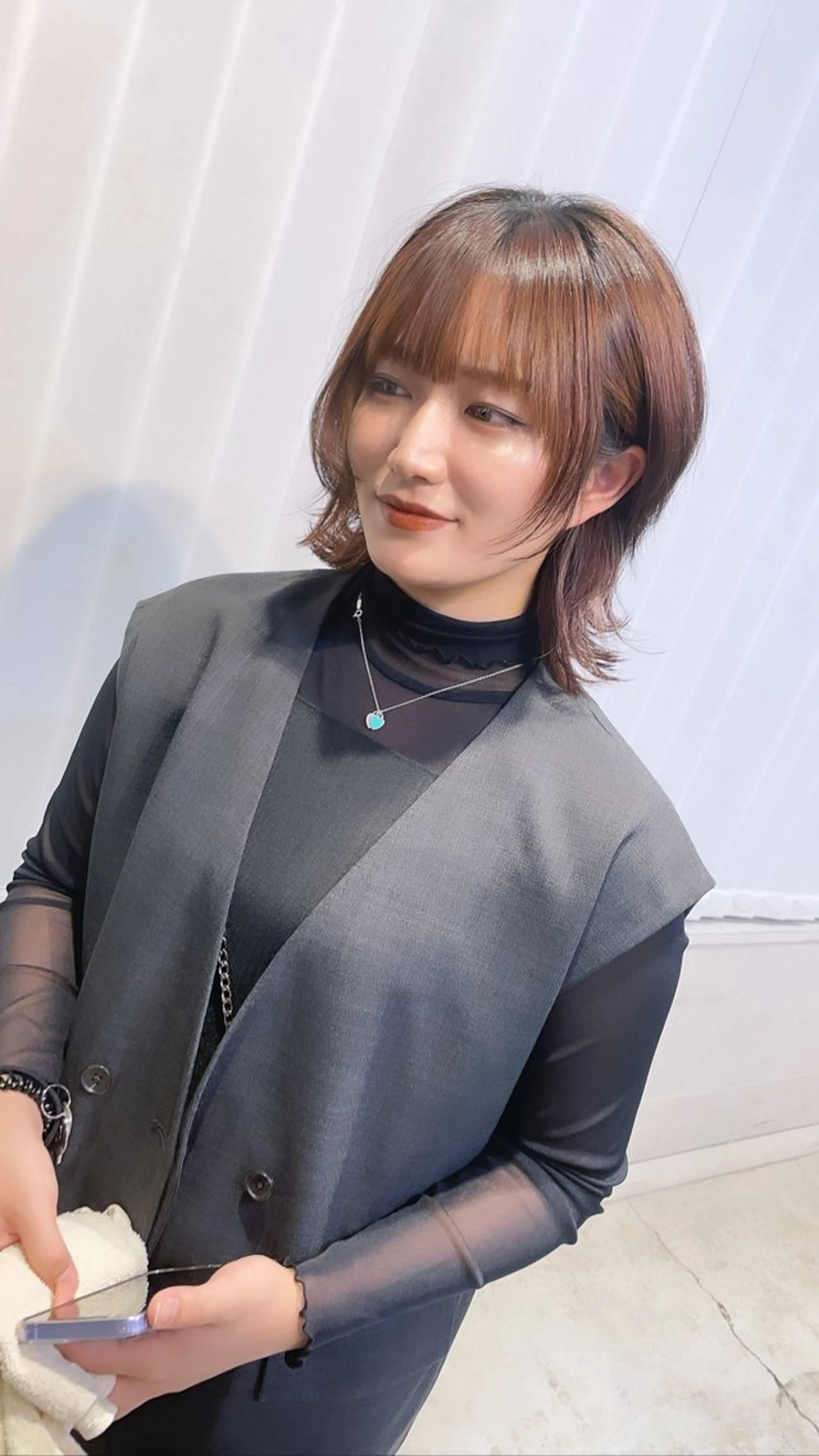 ミディアム ボブ ウルフカット ガレリアエレガンテ栄店所属・ウルフカット/ ハッシュカット/山路のヘアスタイル