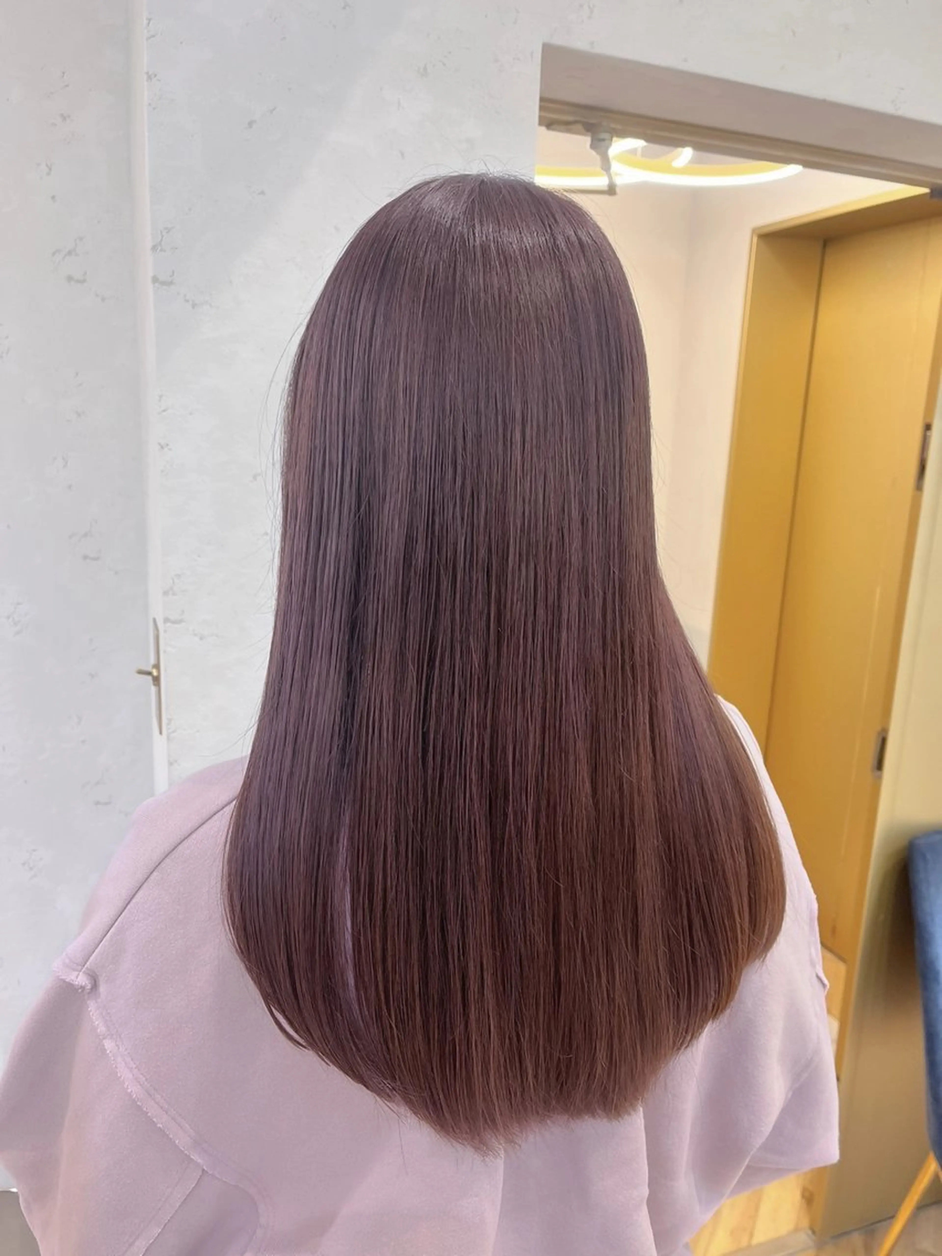 トリートメント 透明感カラー│ レイヤーヘア中居美樹のヘアスタイル