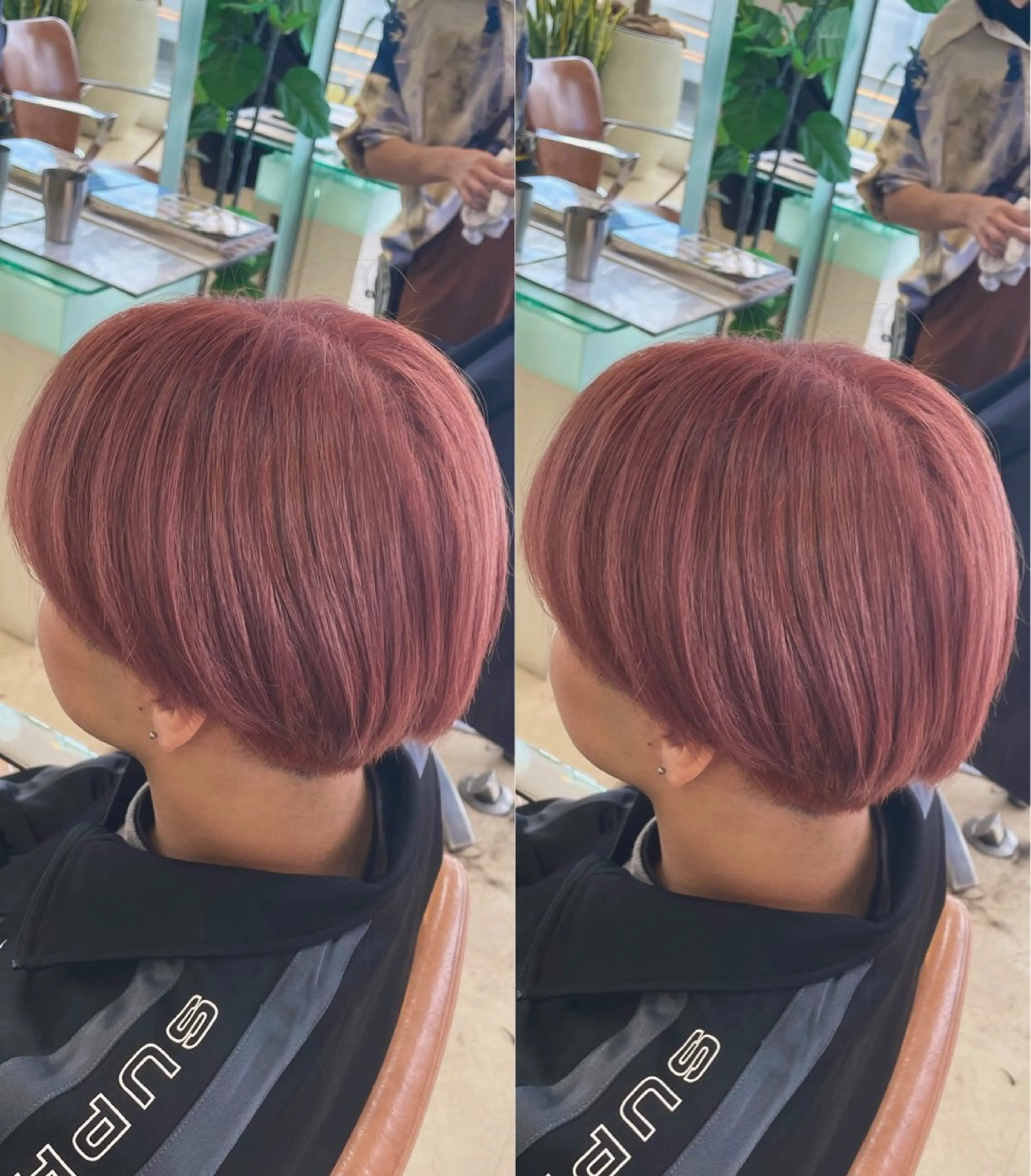 メンズカット＋ブリーチカラーの写真