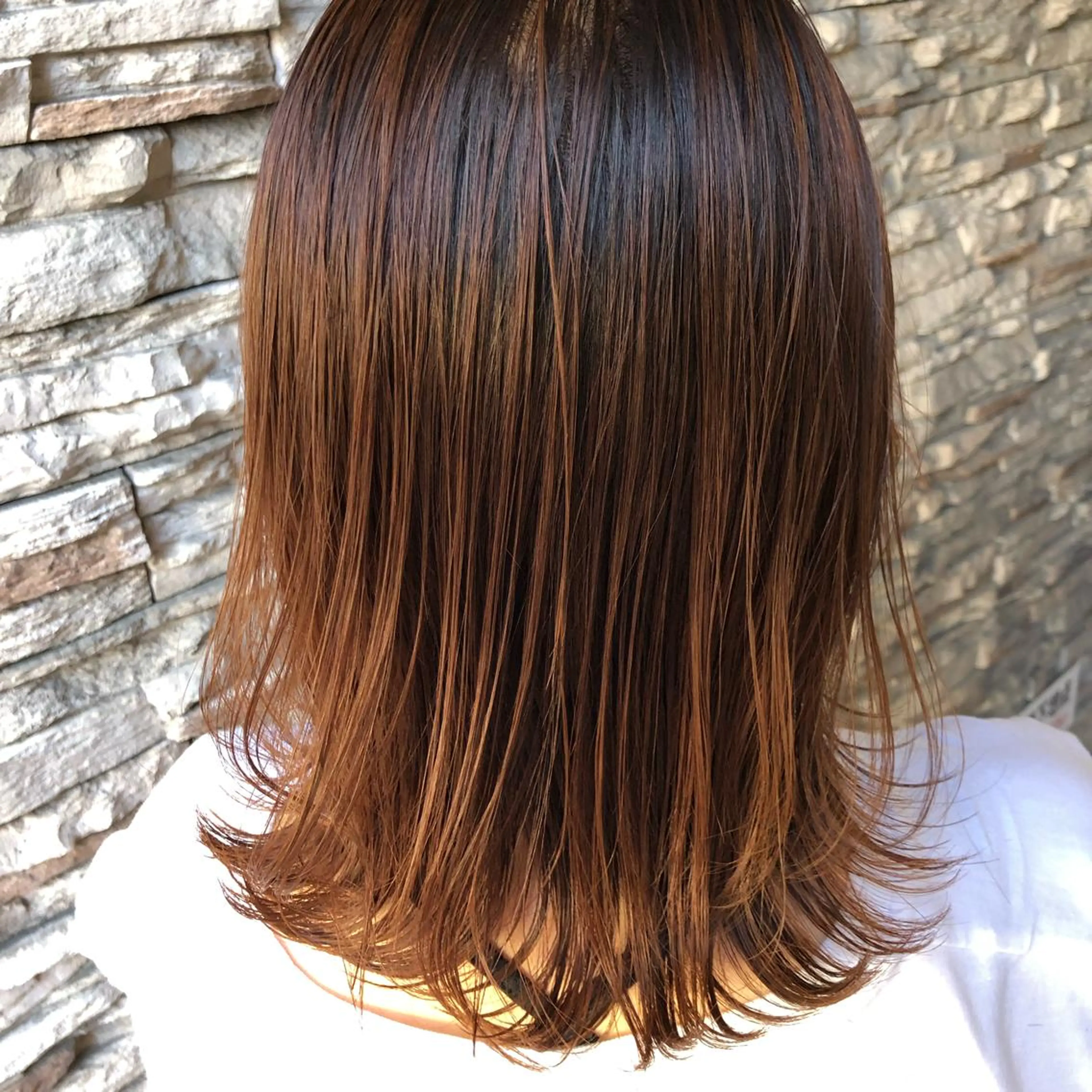 ミディアム カラー カット ヘアカラー トリートメント [仙台髪質改善]小原 弘之のヘアスタイル